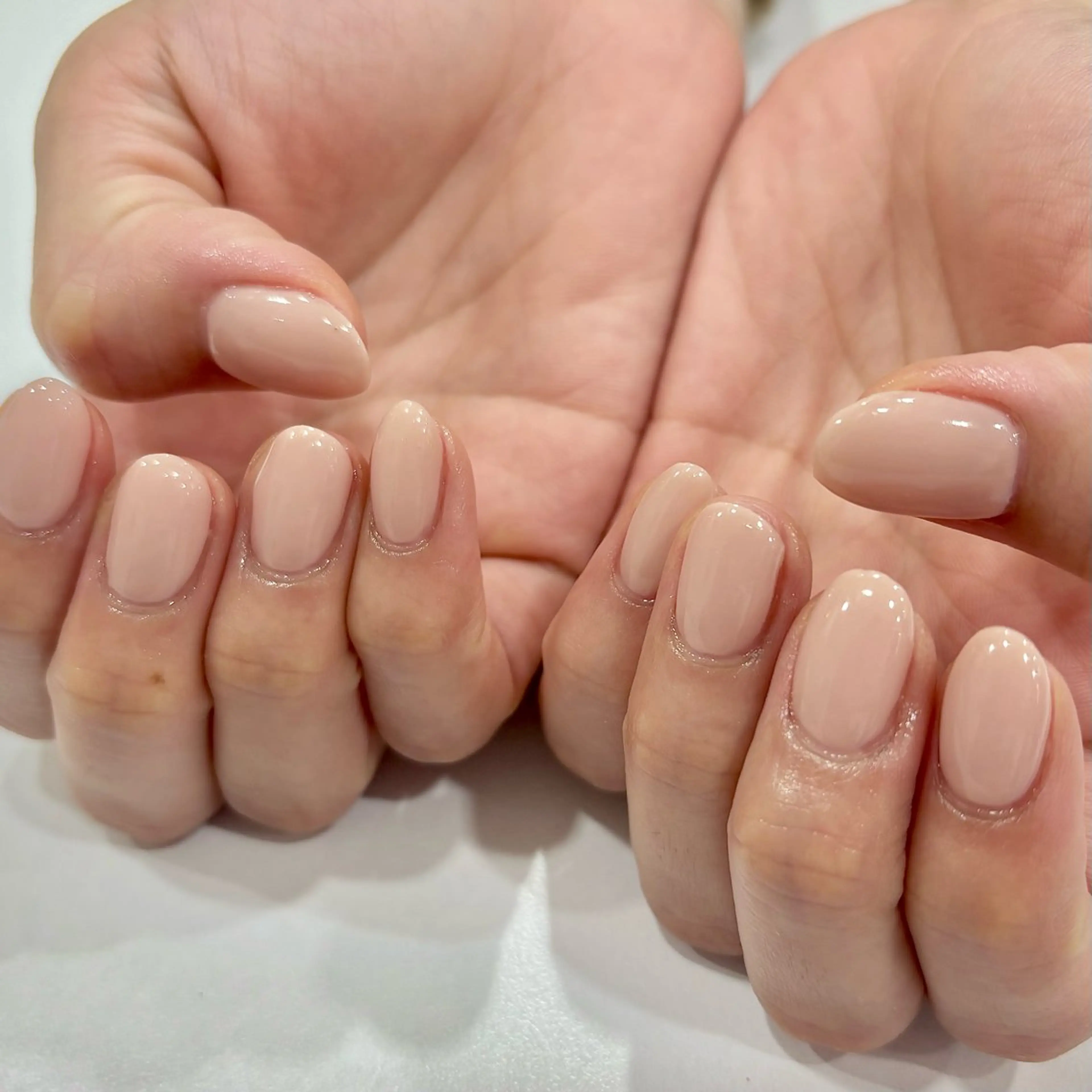 ネイル ワンカラーネイル ピンク ピンクベージュ シンプルネイル アンリッシュ池袋 小泉のネイルデザイン