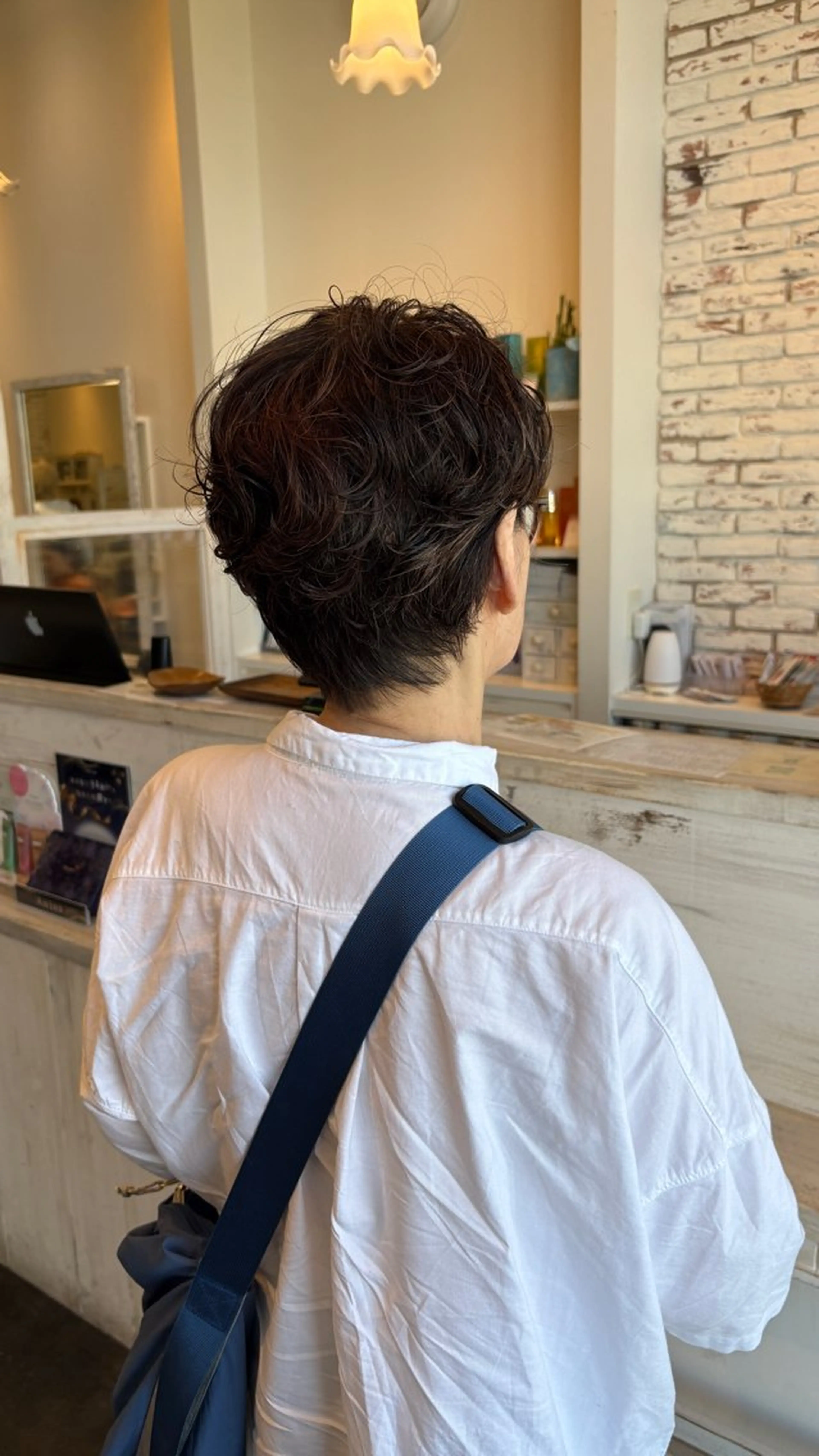 ショート パーマ [髪質改善] 北生駒 店長/古居聖理のヘアスタイル