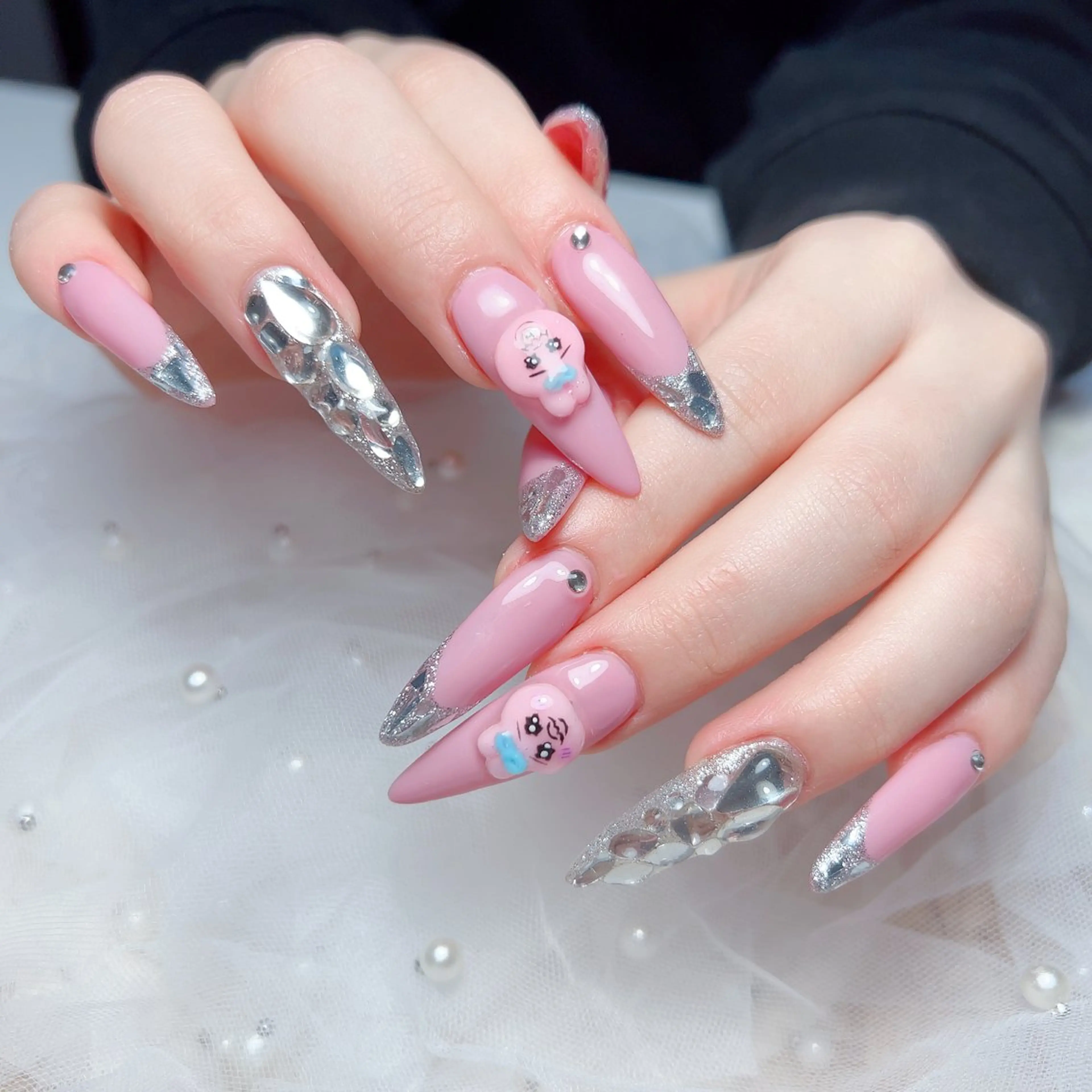 ネイル M🌷nail 長さだし専門店のネイルデザイン