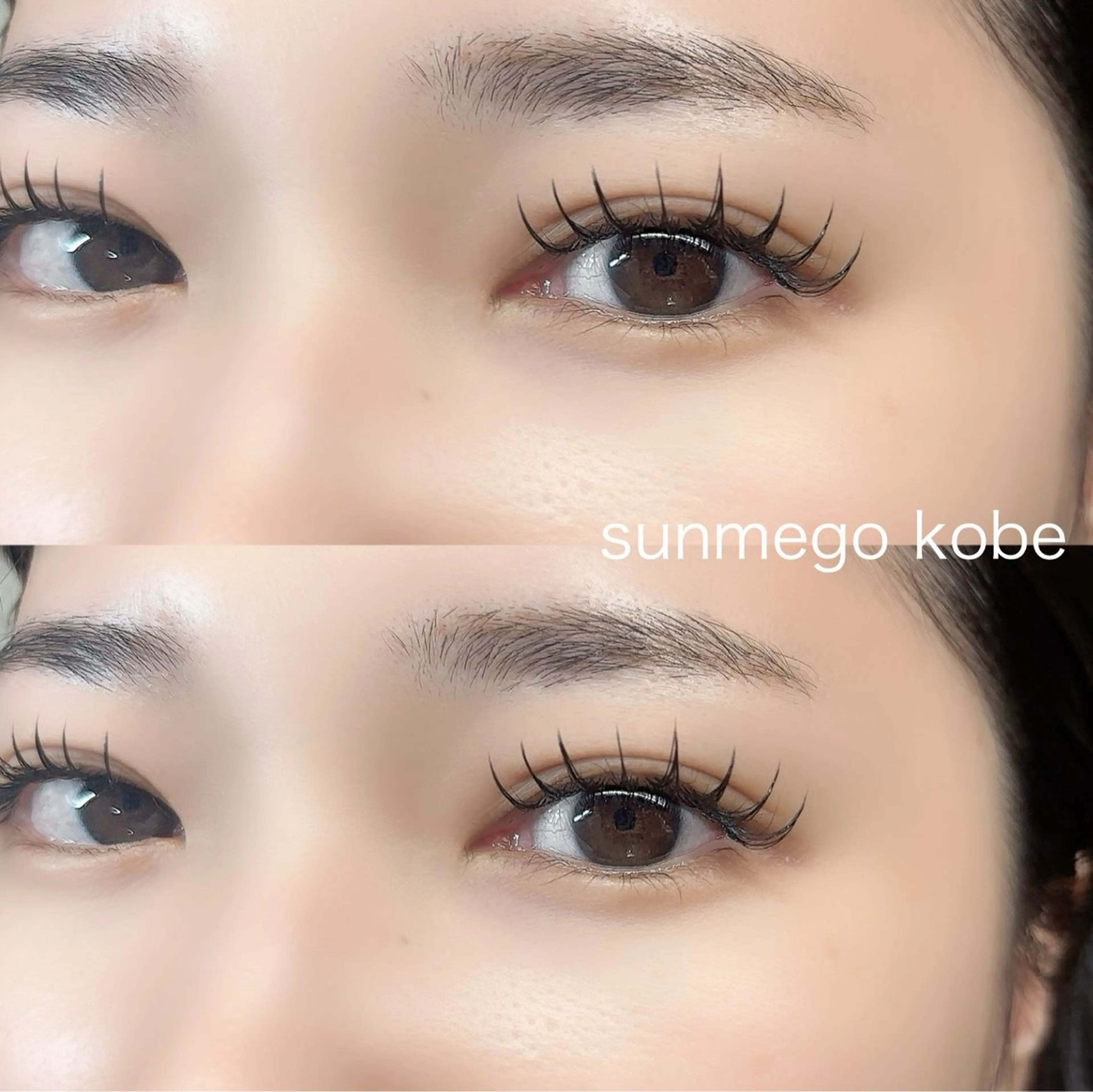 マツエク・マツパ sunmego kobe所属・ogawa yunaのマツエク・マツパデザイン