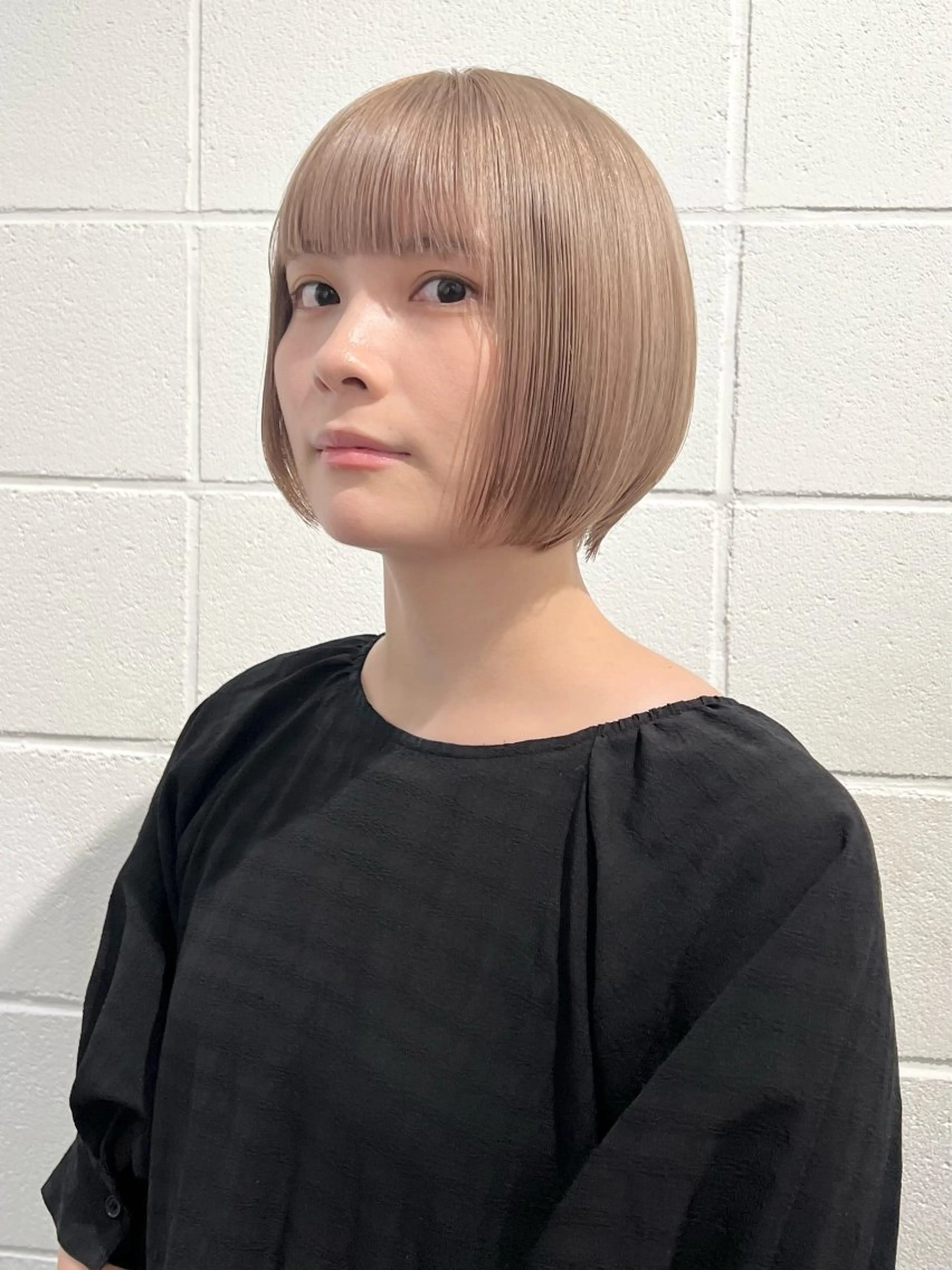 ショート カラー ヘアカラー トリートメント HARU//原宿🤍 リピート率NO.1のヘアスタイル