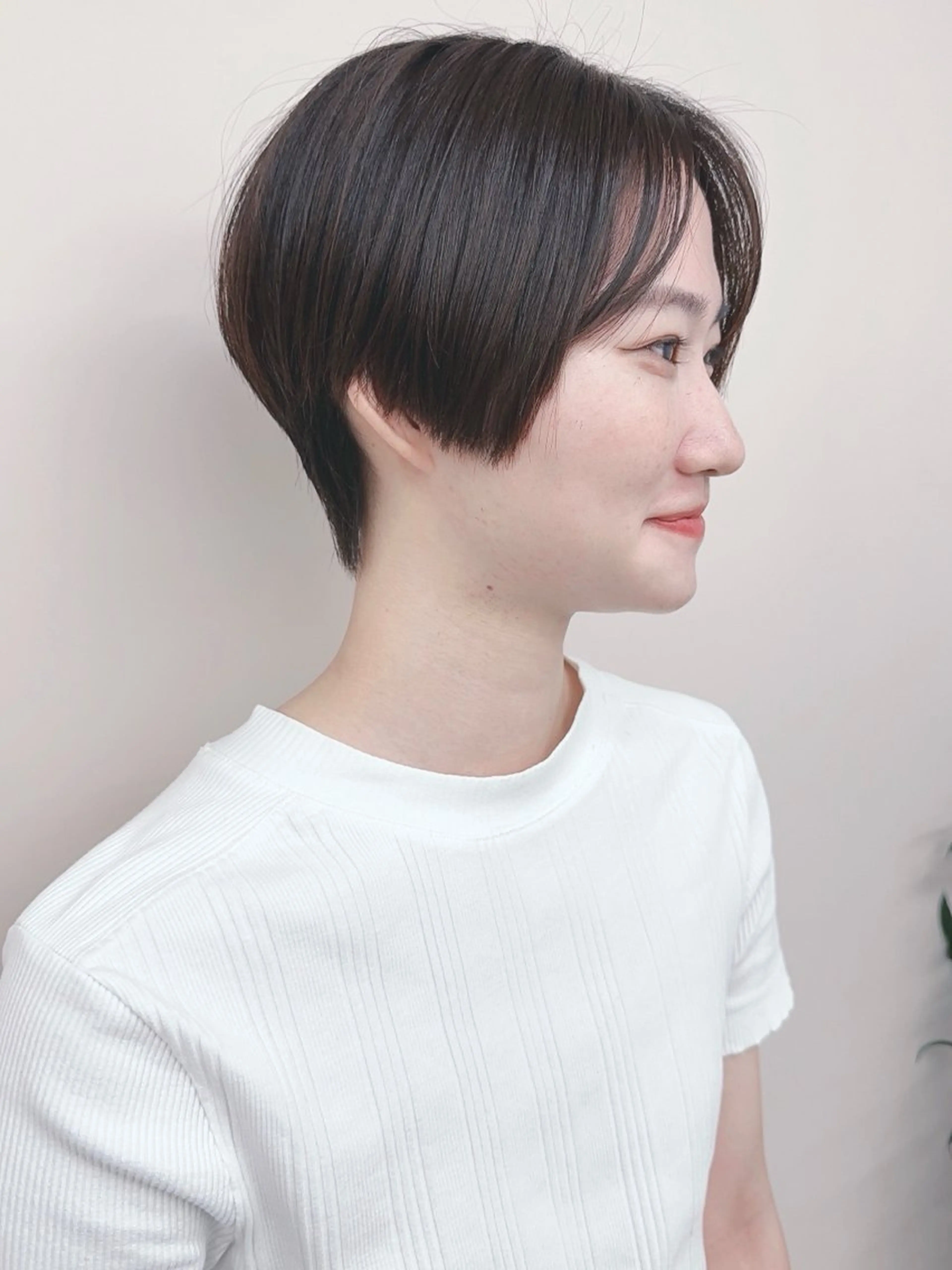 ショート カット 小顔ボブ/お悩み解決 /ボブパーマ/とういのヘアスタイル