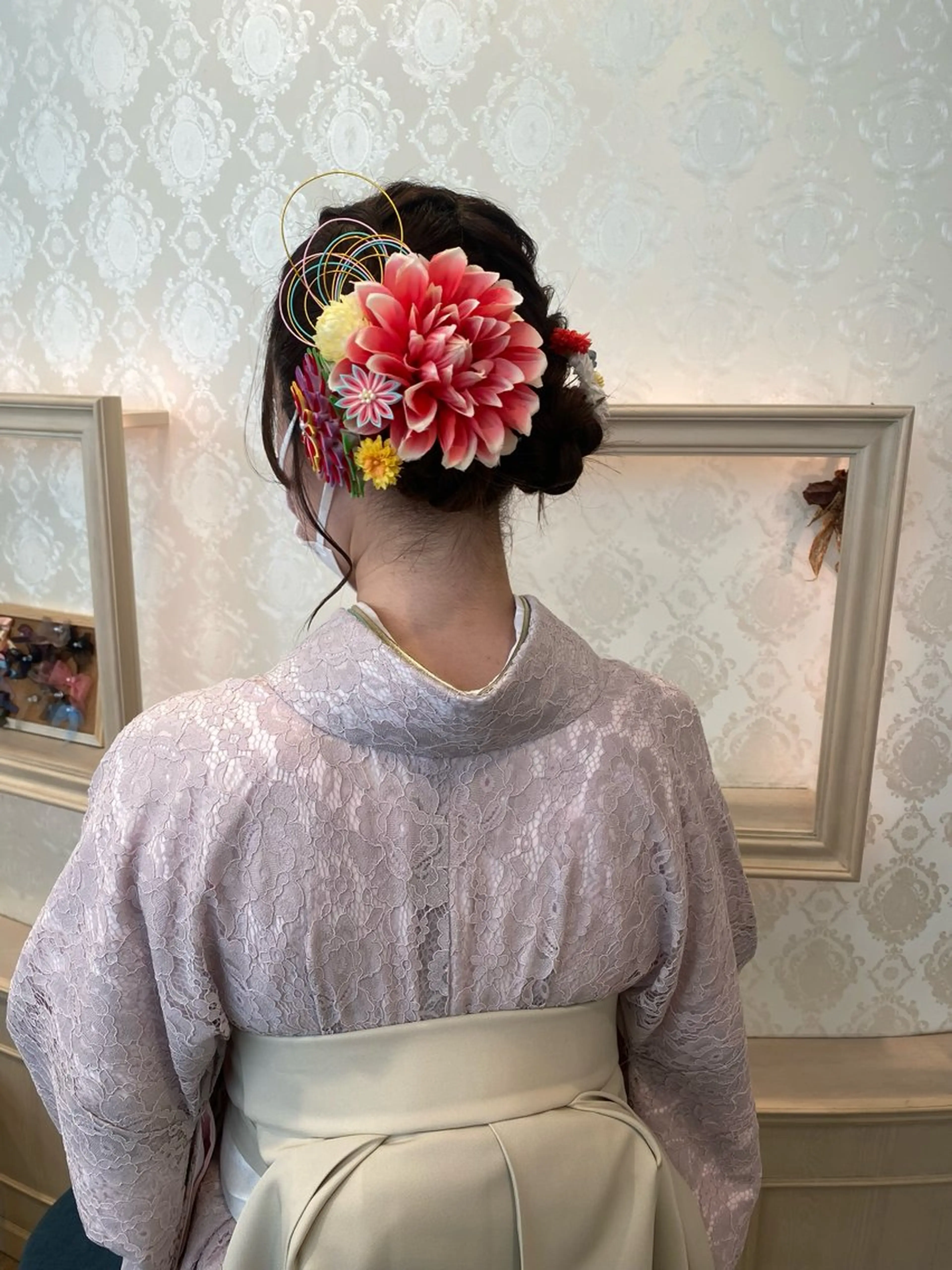 ヘアアレンジ 卒業式のヘアスタイル 着付け 🦋Misaki🦋 メンズパーマ/着付けのヘアスタイル