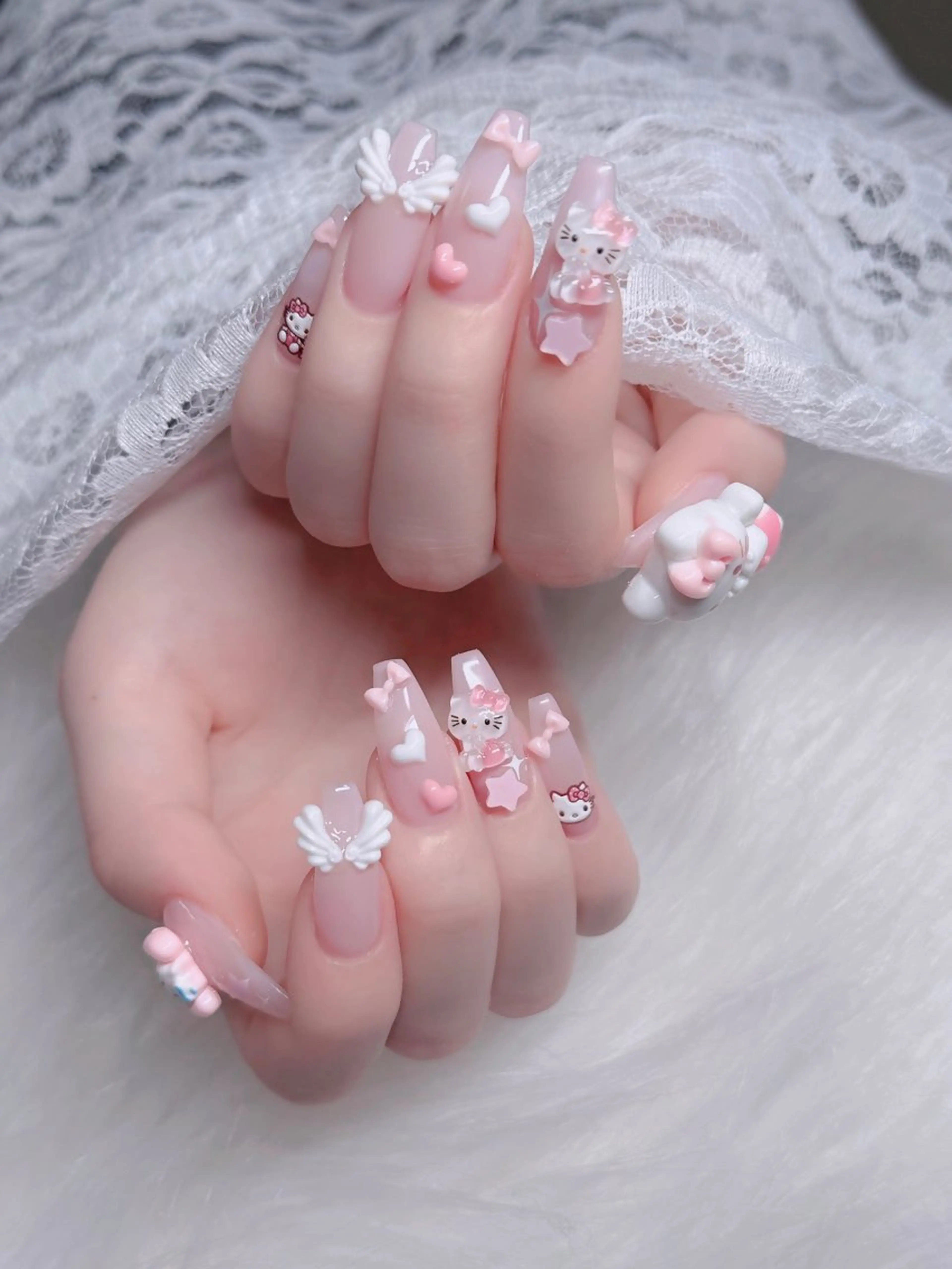 ネイル フレンチネイル ジェルネイル ハロウィン キラキラネイル 韓国ネイル H.baby Nail Salonのネイルデザイン