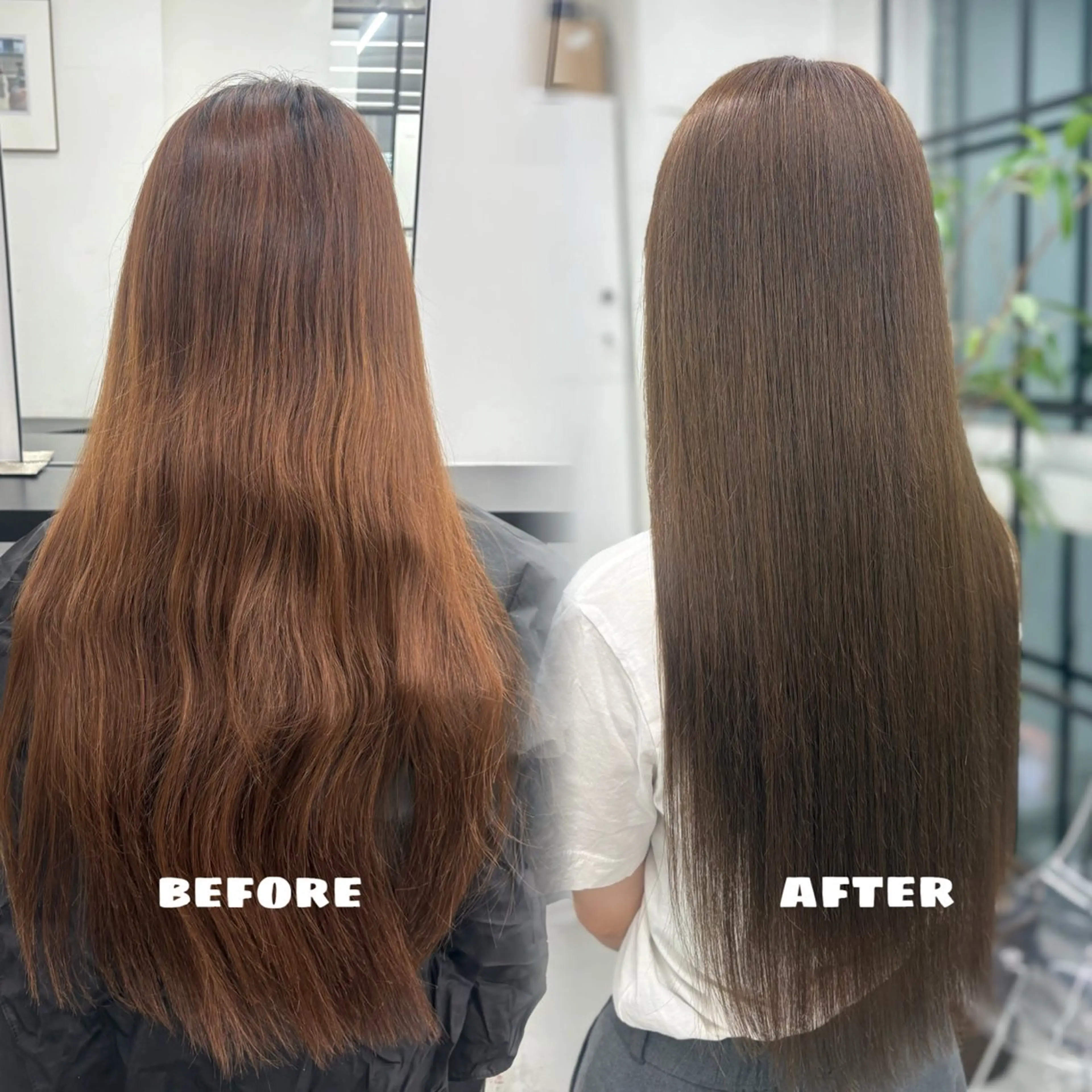 ロング カラー ベージュカラー オリーブベージュ ヘアカラー 🌟ゆりあ🌟 JILLSTUDIOのヘアスタイル