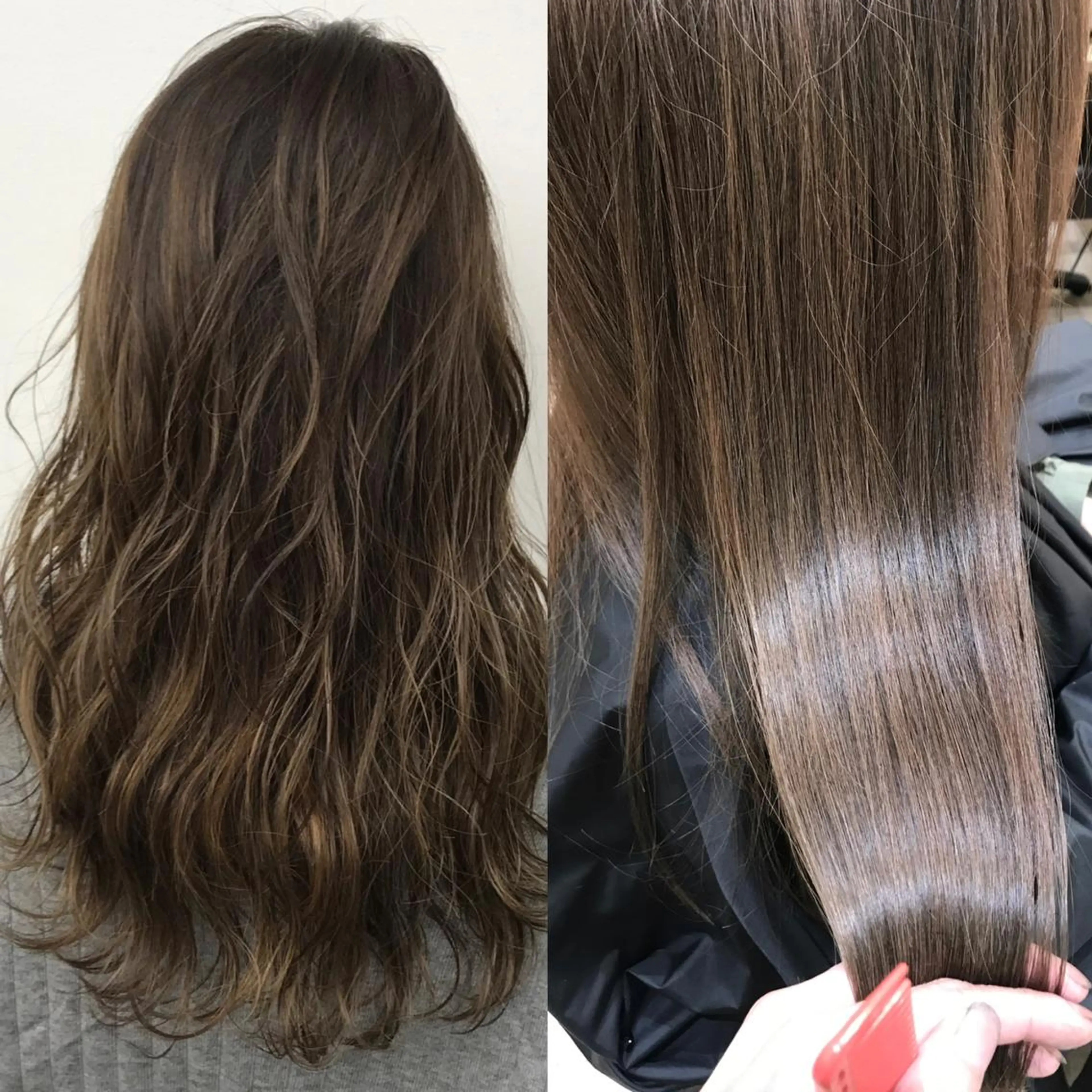 ロング ヘアカラー 縮毛矯正 ✨酸性ストレート✨ 南川だいさくのヘアスタイル