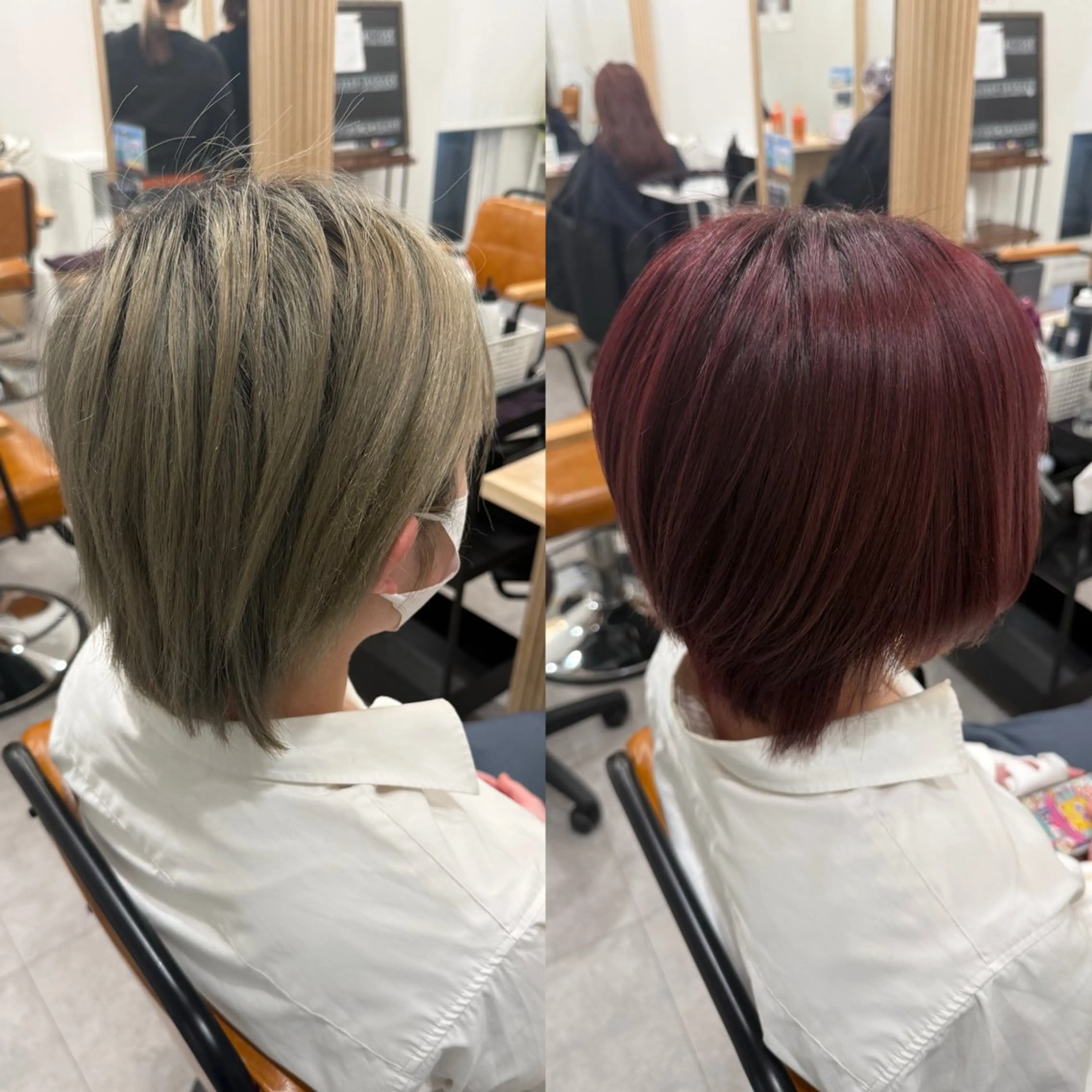 ショート カラー レッドカラー ヘアカラー SHIAN【シアン】 🎀RUI🎀のヘアスタイル