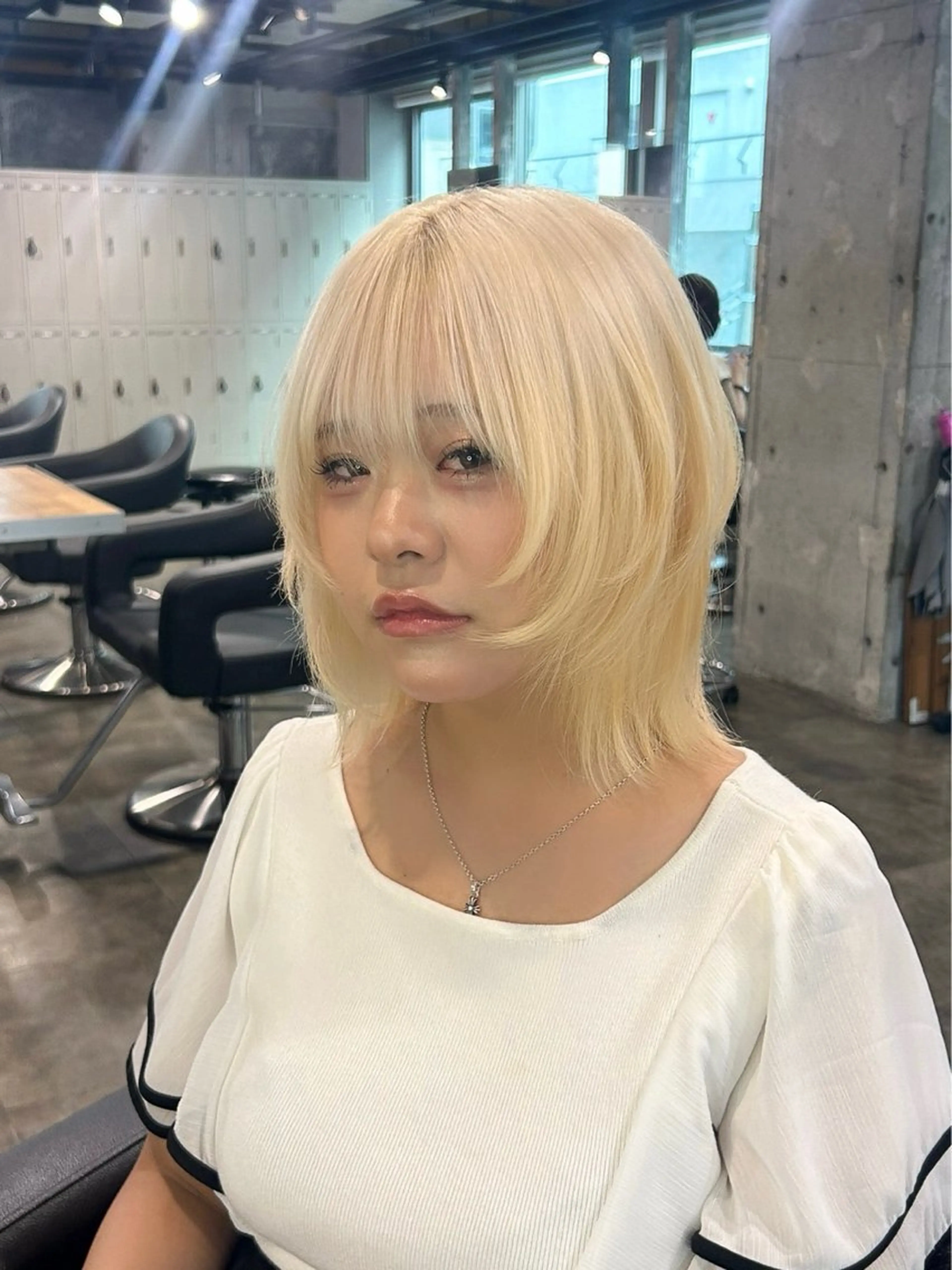 🫧複雑履歴・ムラ修正のプロ🫧ブリーチ2回(トリプルカラー)×ケアカラー+【補修トリートメント】の写真