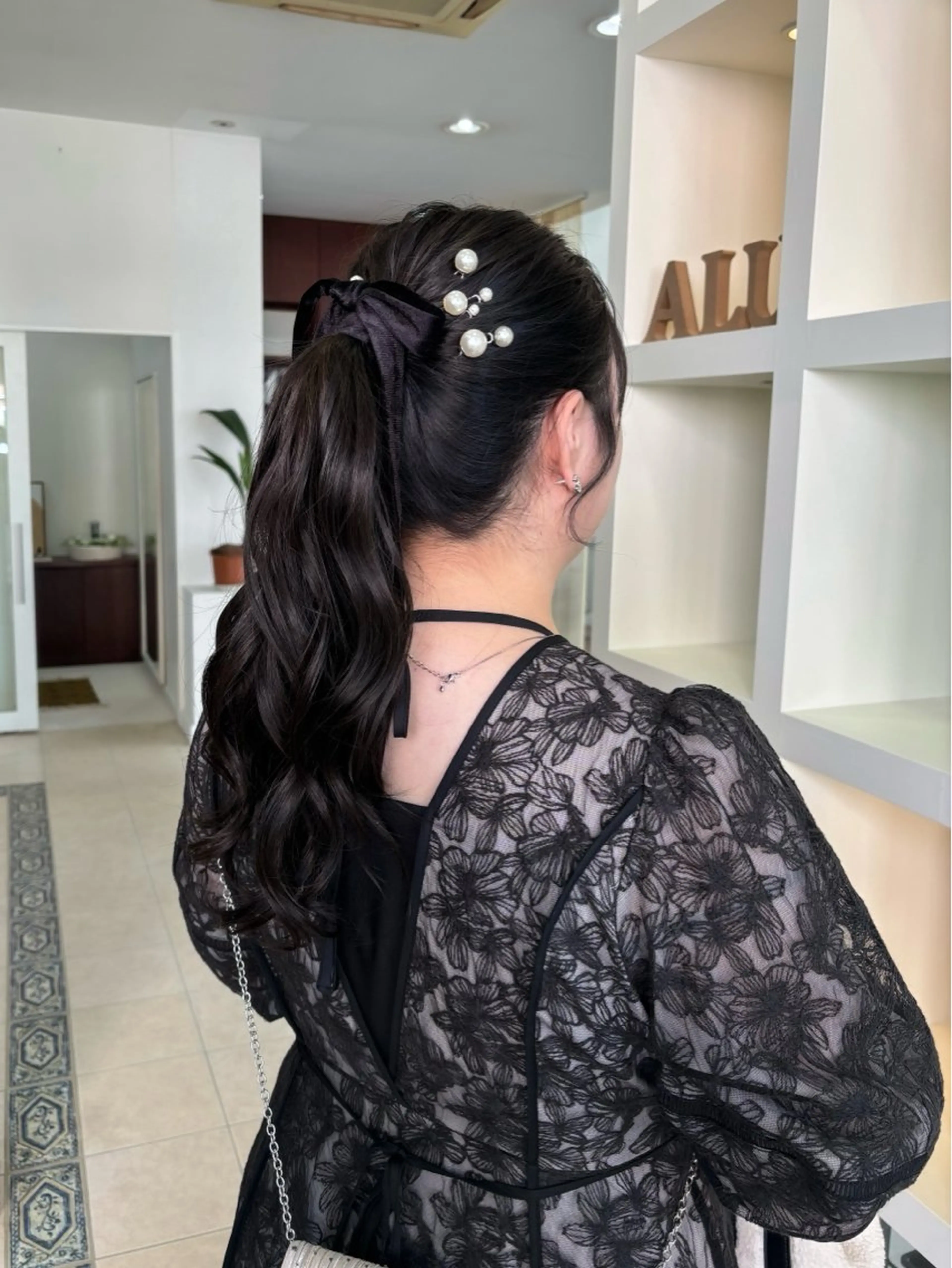 ロング alu所属・alu yuinaのヘアスタイル