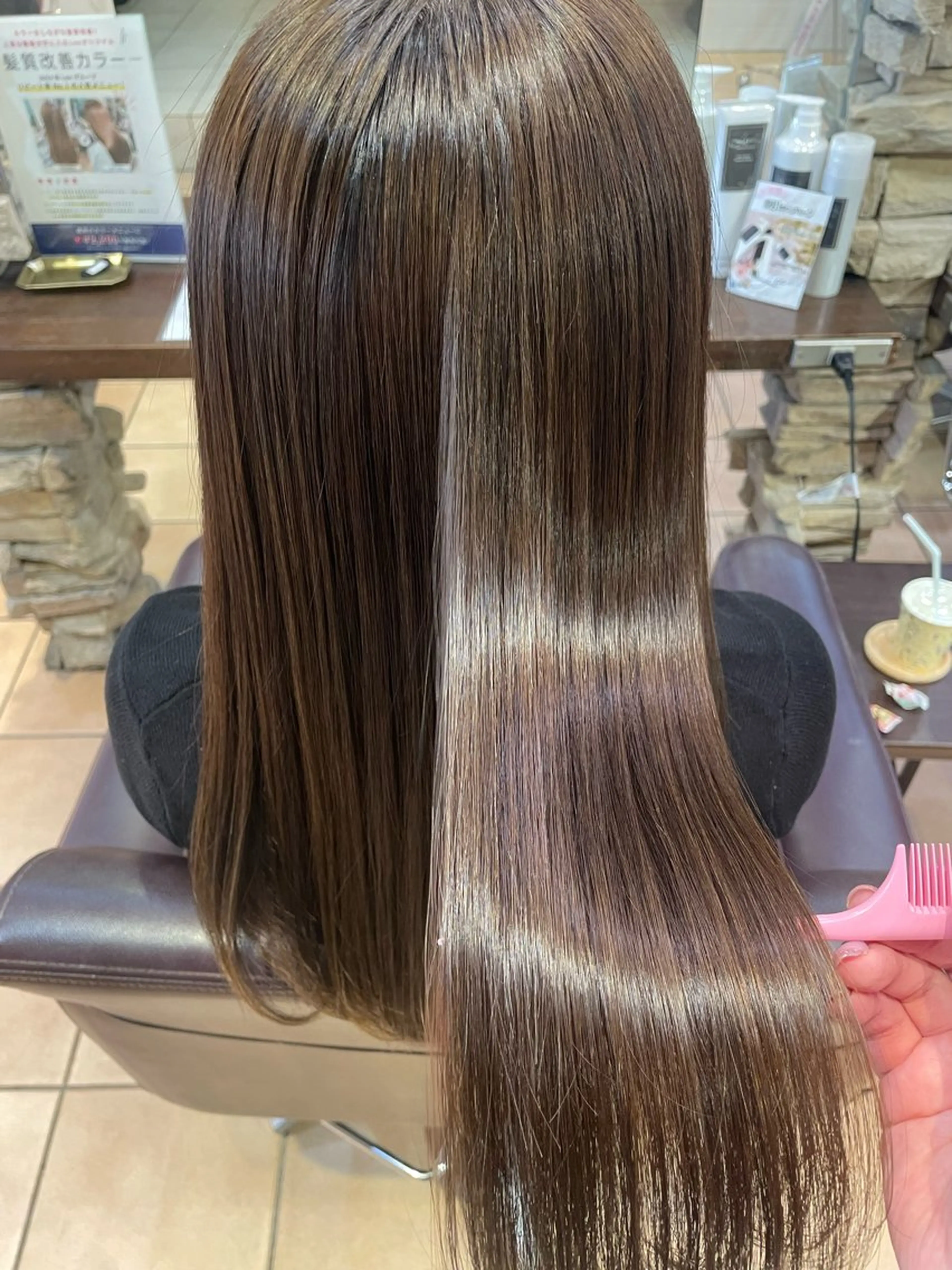 ロング lee甲子園 momokaのヘアスタイル