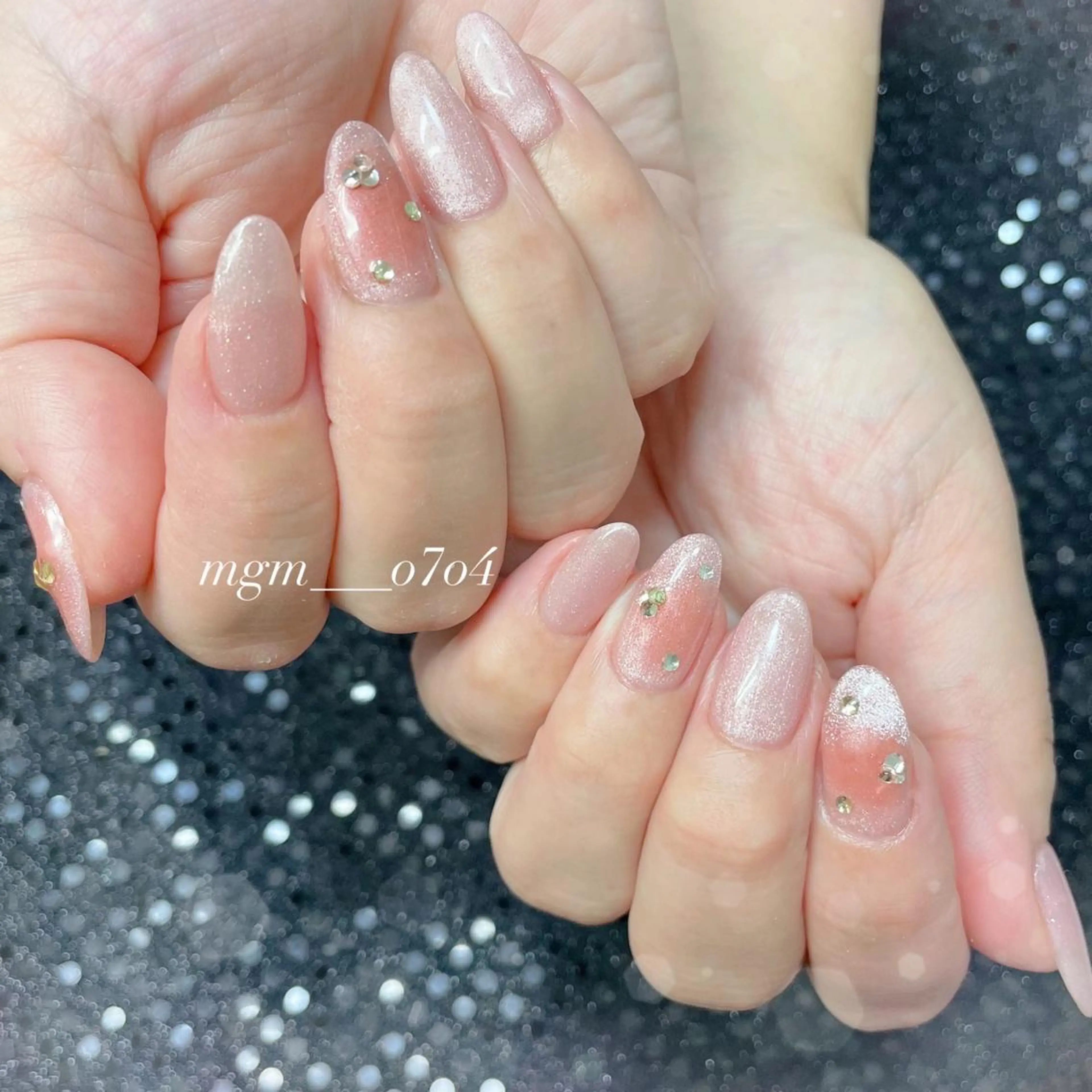 ネイル ハンドネイル ハンドケア MoON...❤︎ MeGuのネイルデザイン