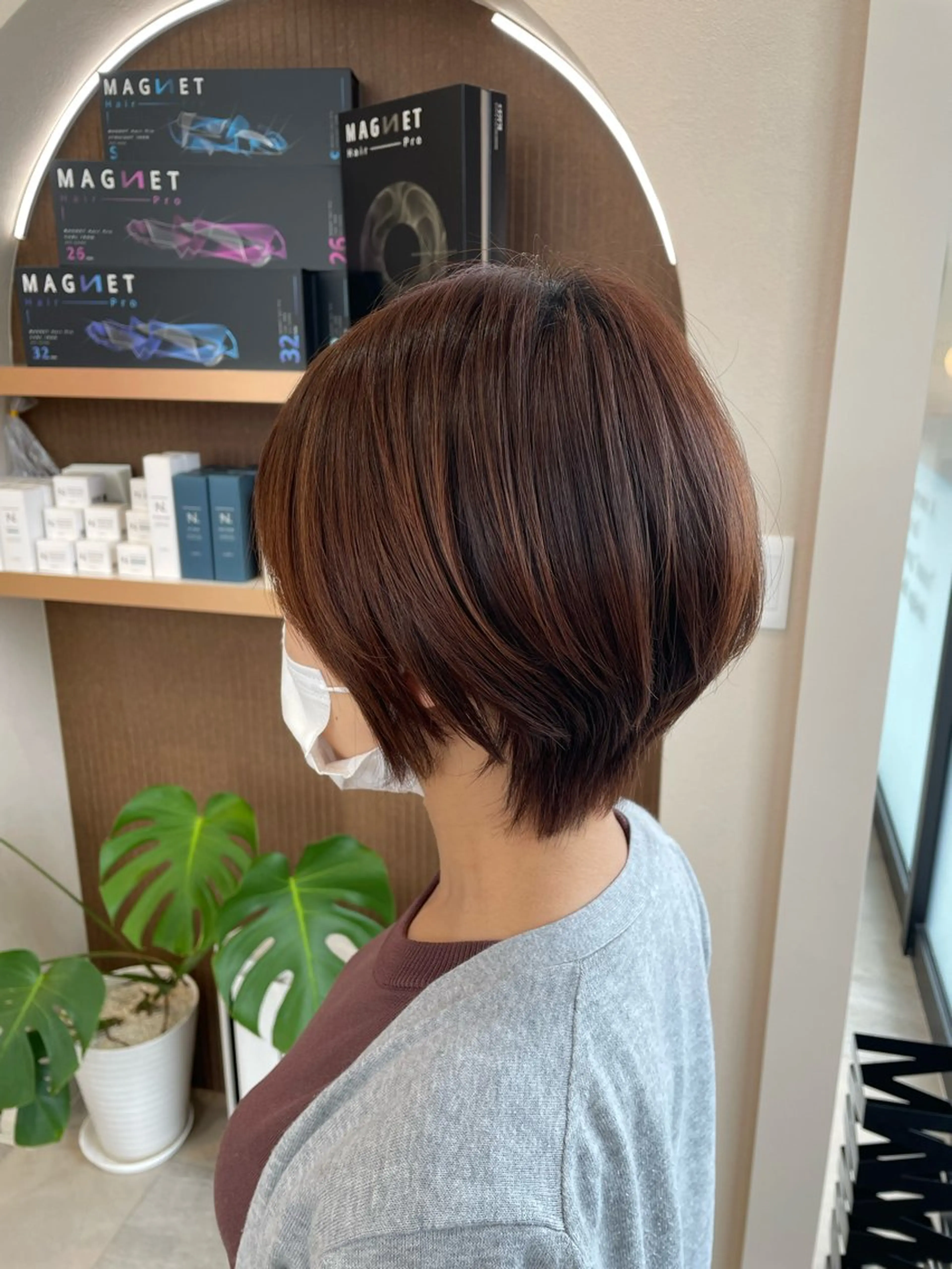 ショート ショートボブ ボブ くびれヘア ショートヘア roan宗像店所属・roan宗像店 HIROMIのヘアスタイル