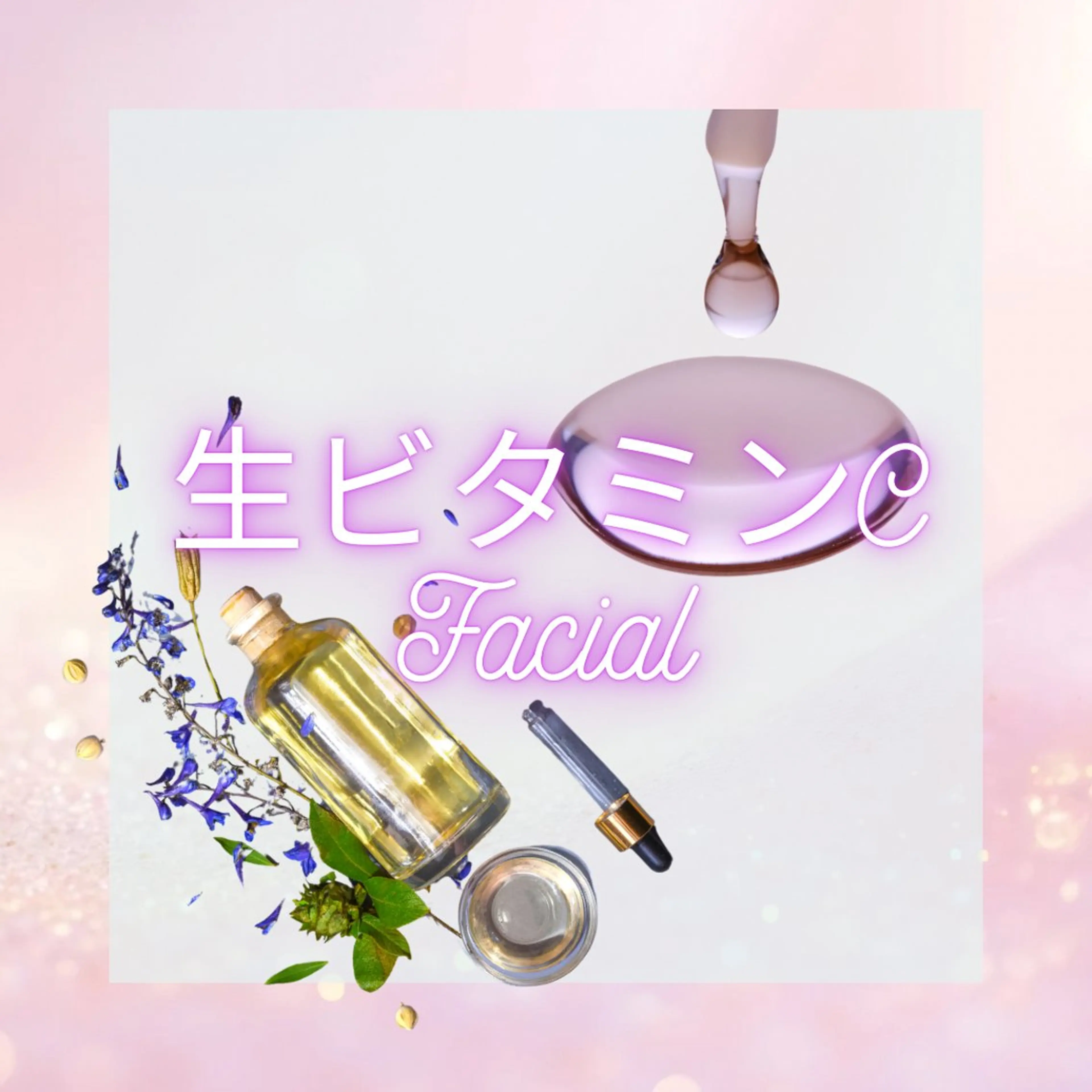 毛穴キュ☆生ビタミンC&プル肌ヒト幹細胞フェイシャル60分¥9,500→¥6,500の写真