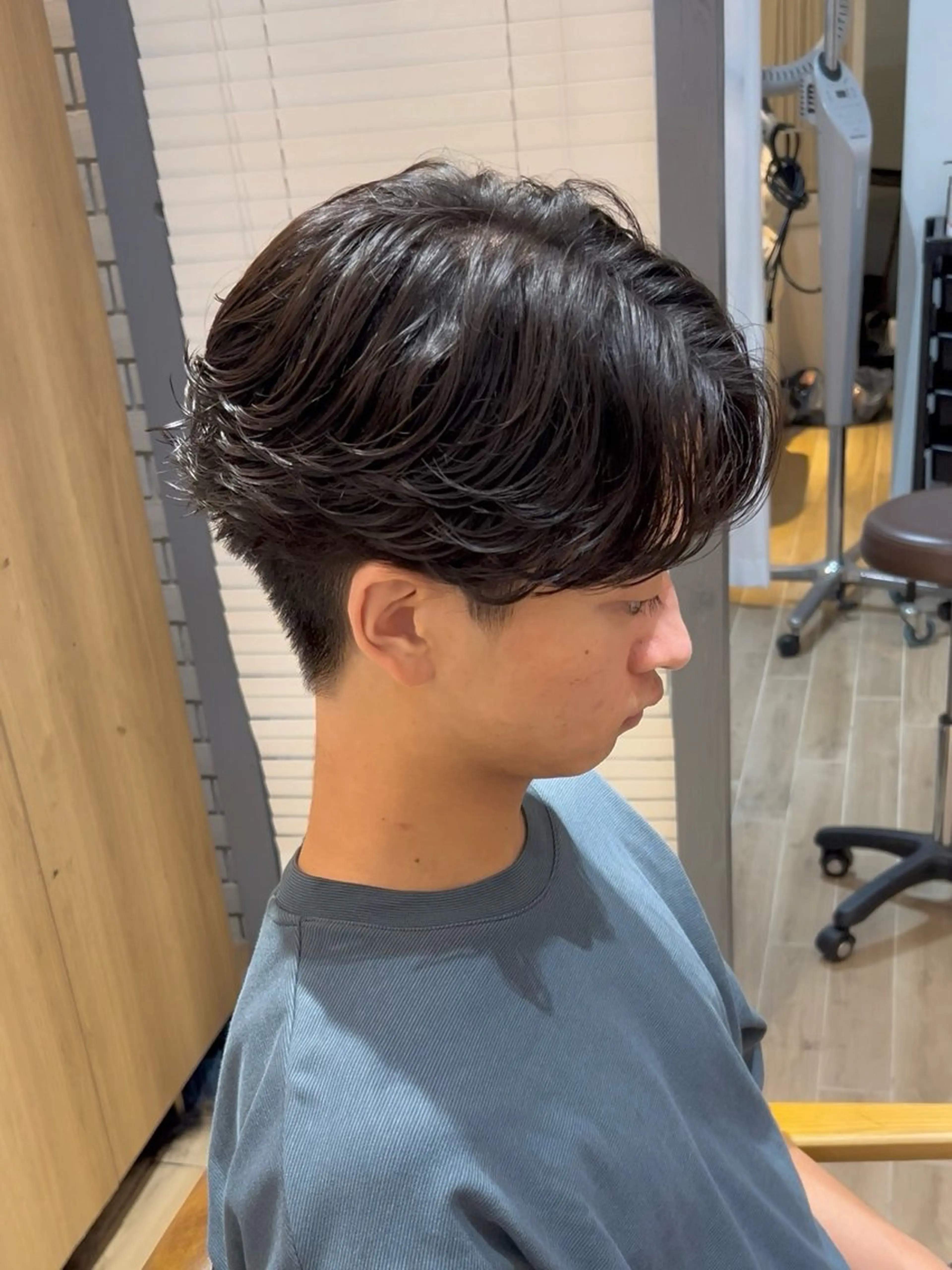 パーマ メンズ フェザーパーマ メンズパーマ カット パーマ メンズ/パーマ/ 目黒/オノザトのヘアスタイル