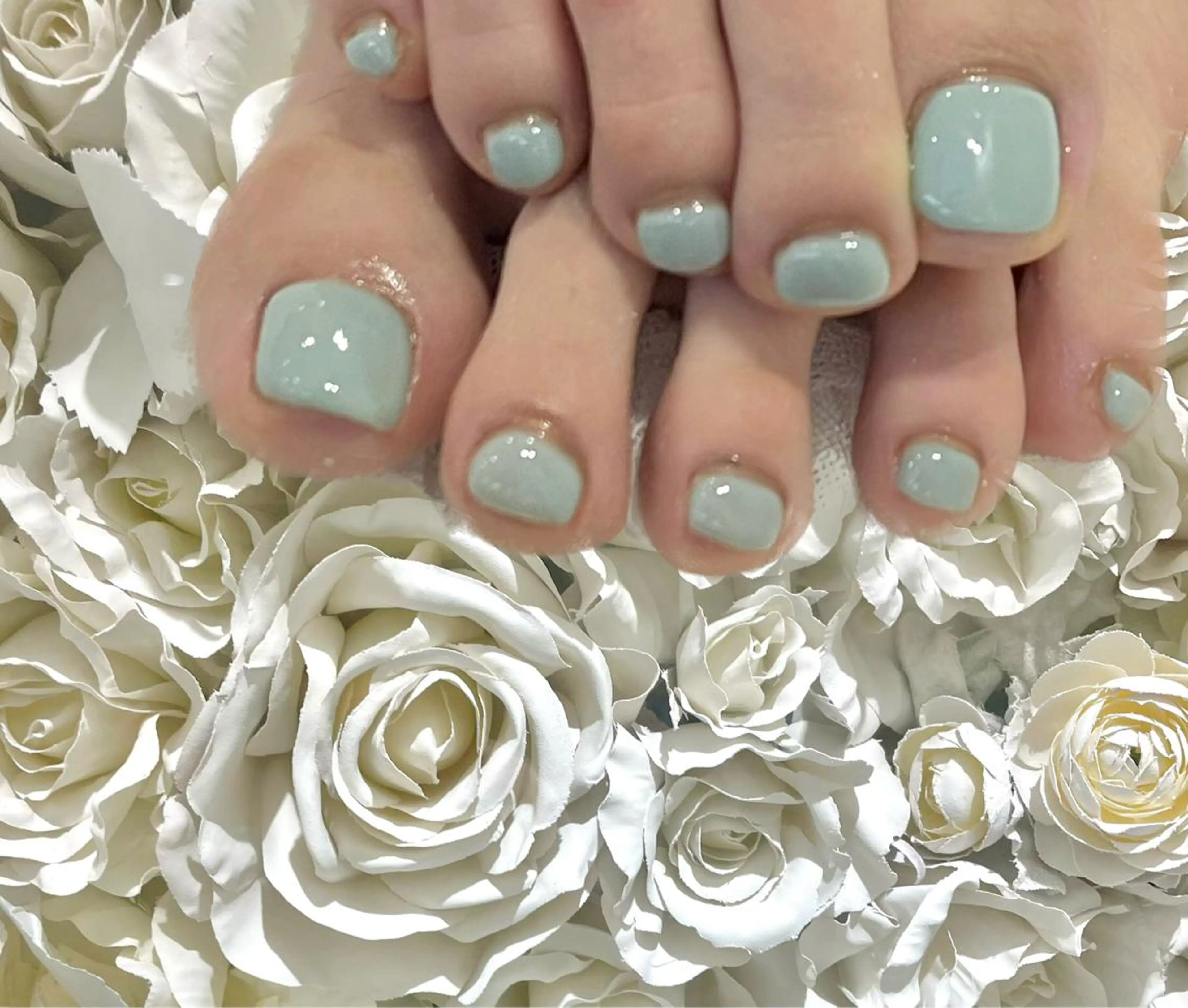 ネイル フットネイル PuaMo. JUNA🐇ྀིのネイルデザイン