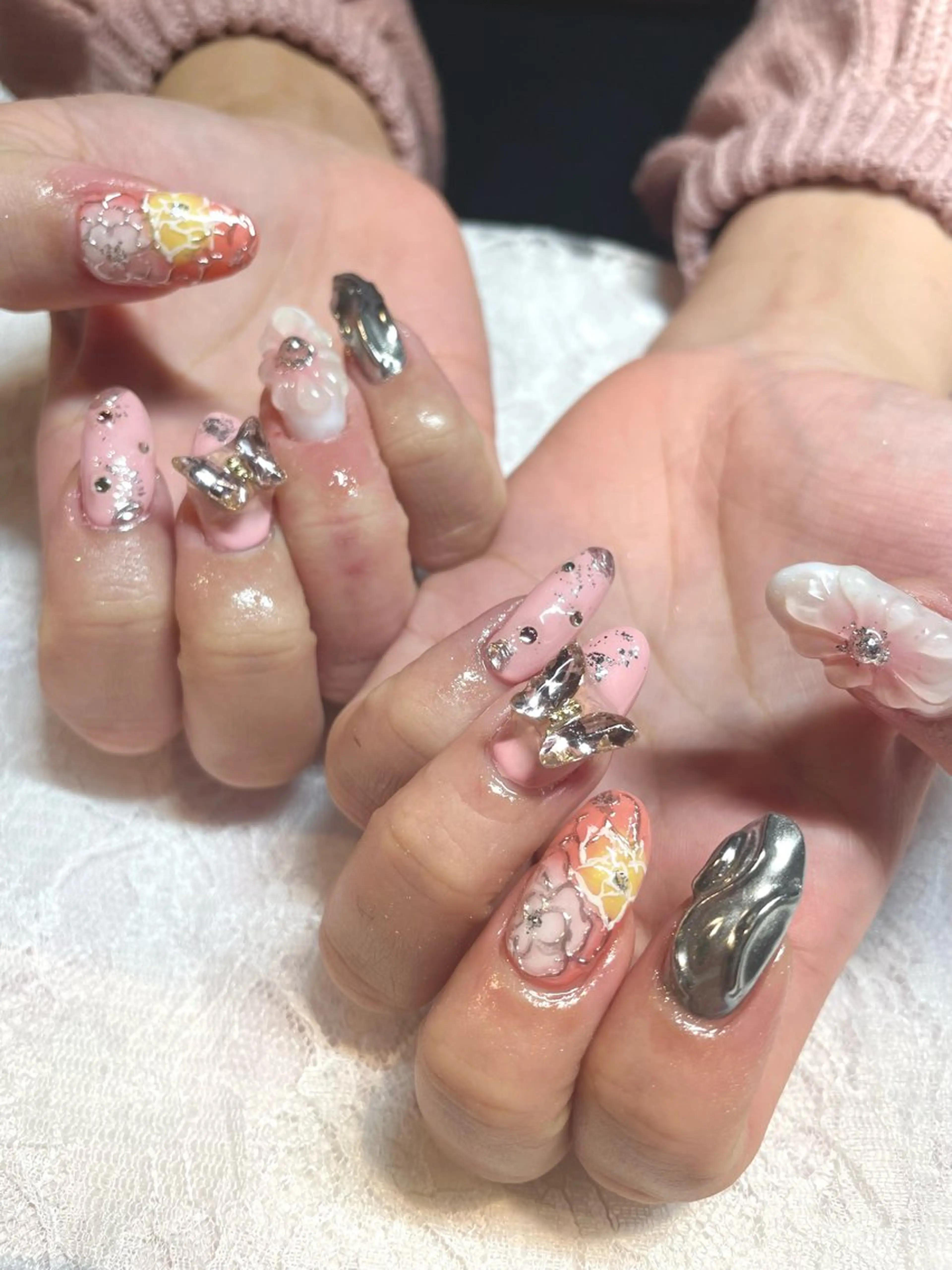 ネイル ハンドネイル Nail ヌシん家 AKANEのネイルデザイン