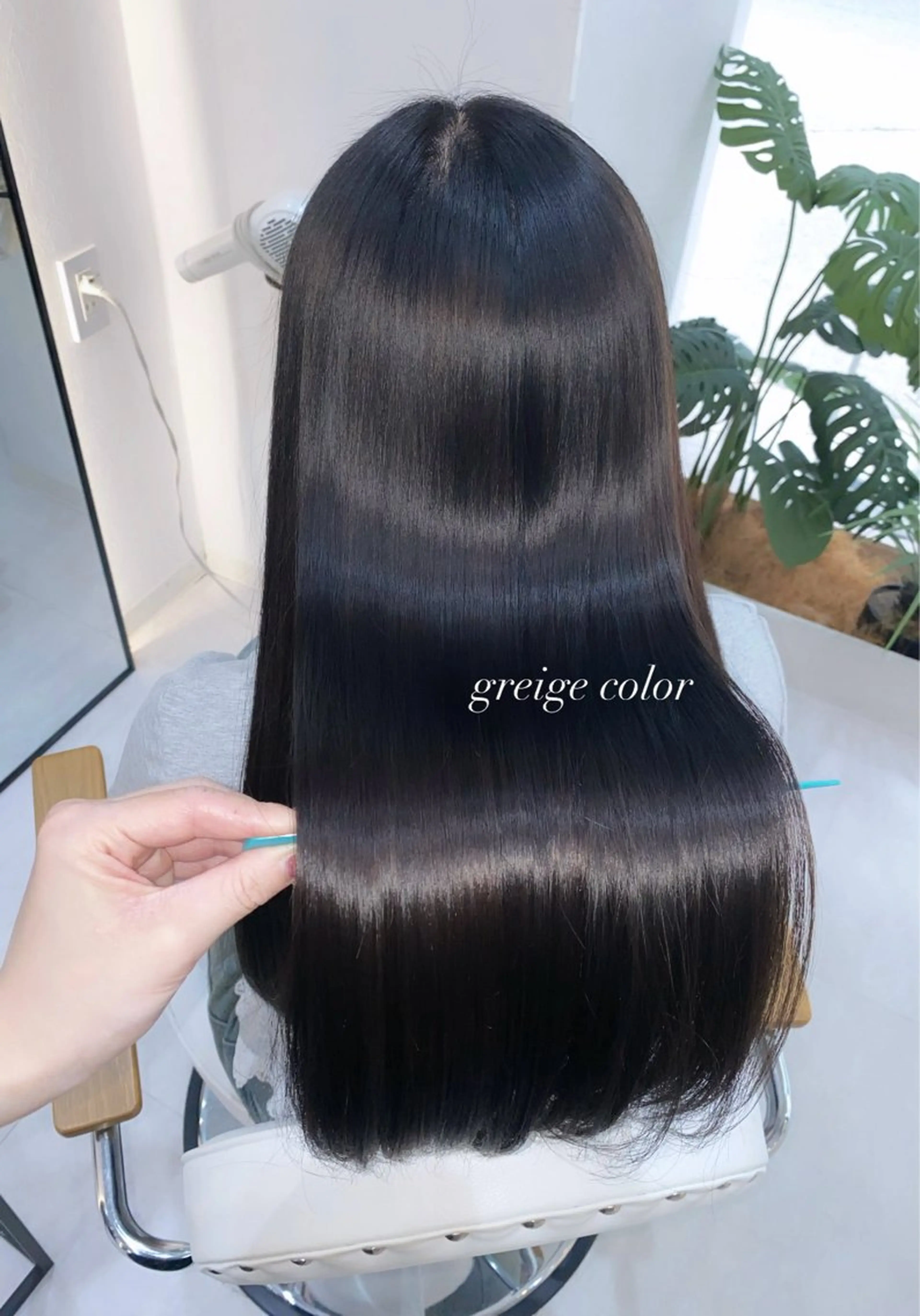 ロング カラー 透明感カラー 髪質改善 トリートメント カット ヘアカラー トリートメント 艶髪・透明感カラー・ 韓国ヘア・Yuriのヘアスタイル