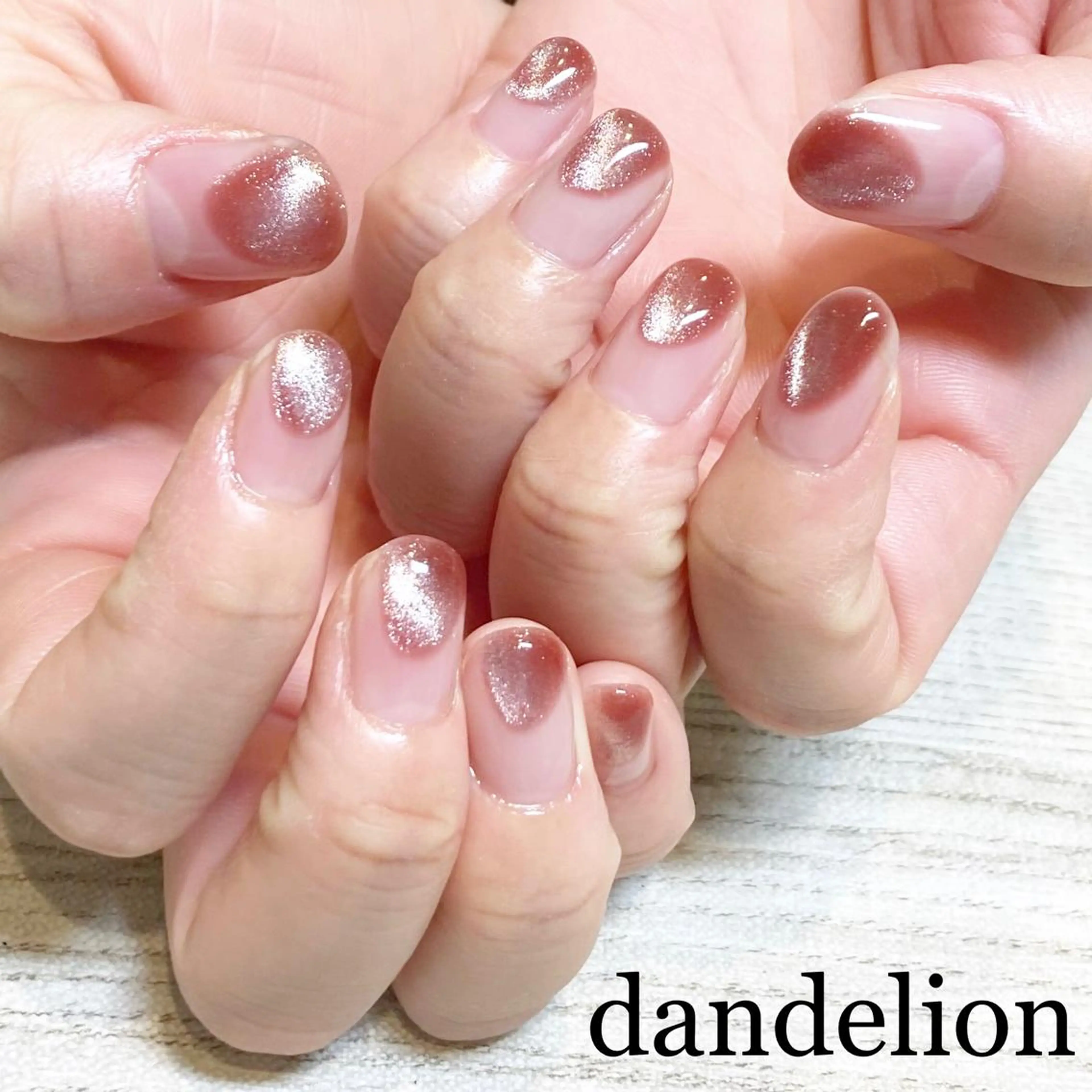 ネイル ハンドネイル ハンドケア dandelion ダンデライオンのネイルデザイン