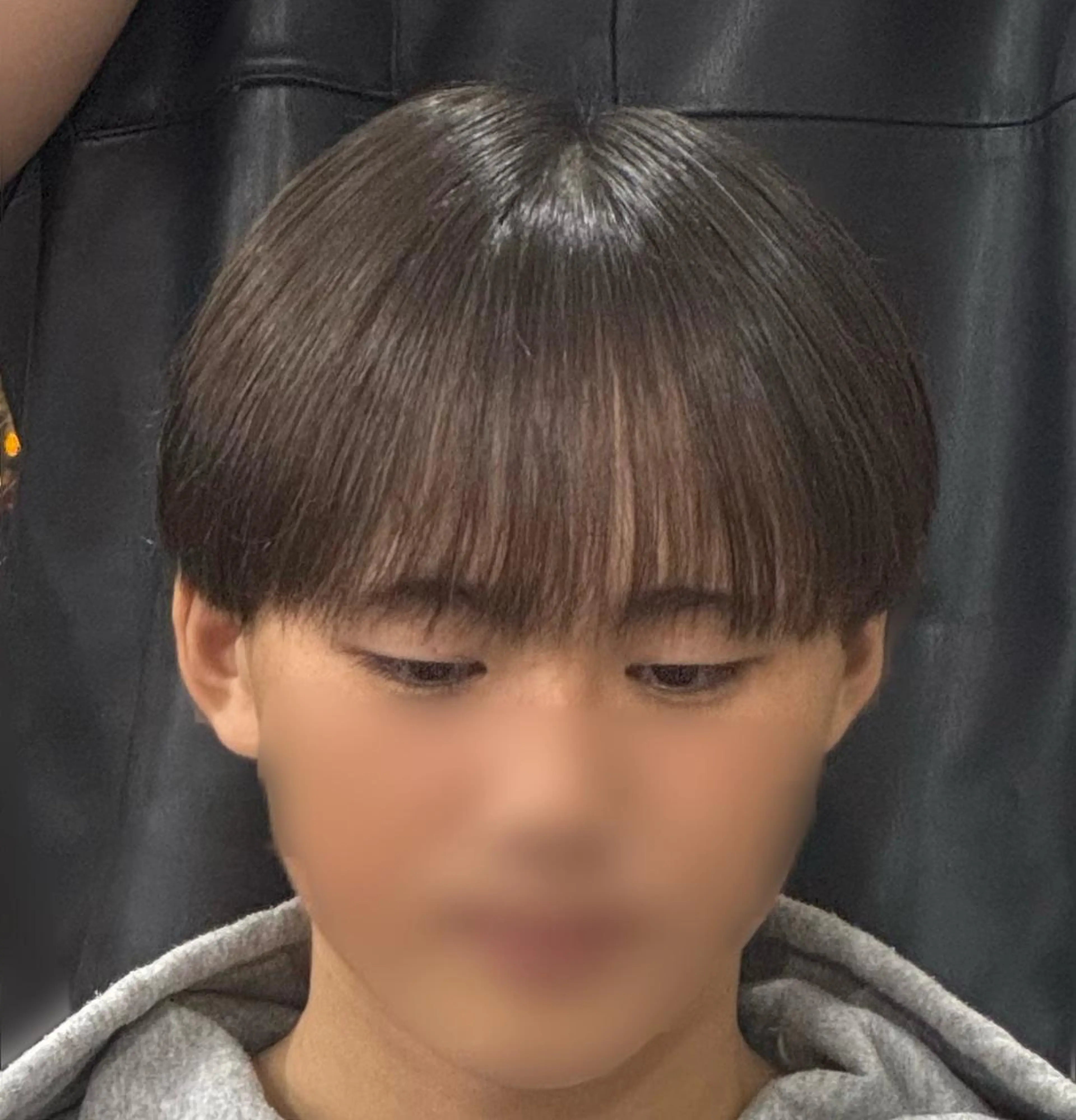 ショート カラー パーマ メンズ ダウンパーマ カルマパーマ マッシュ メンズパーマ シースルーマッシュ カット パーマ トリートメント ヘアセット Men's Eir Kodamaのヘアスタイル