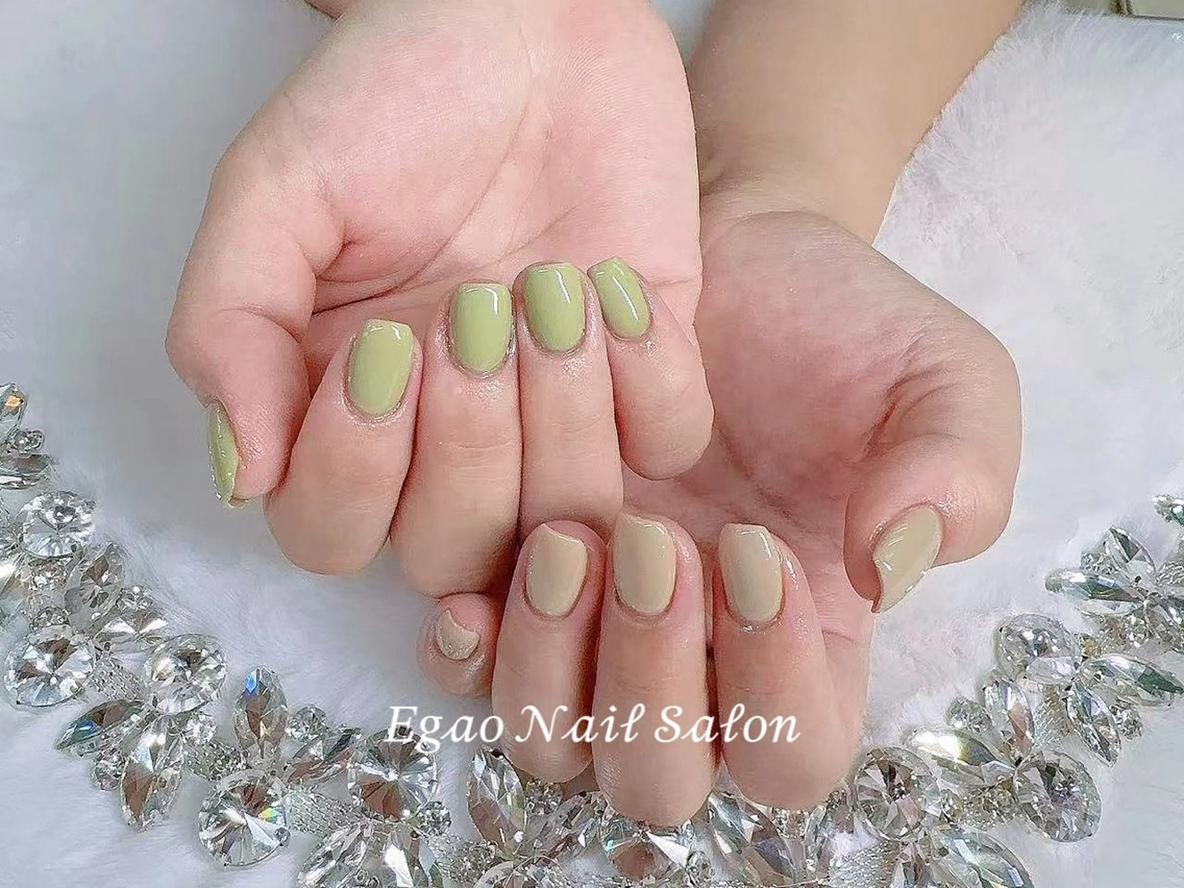 ネイル アートネイル フットネイル フレンチネイル ジェルネイル 持ち込み ハンドネイル Egao Nail Salonのネイルデザイン