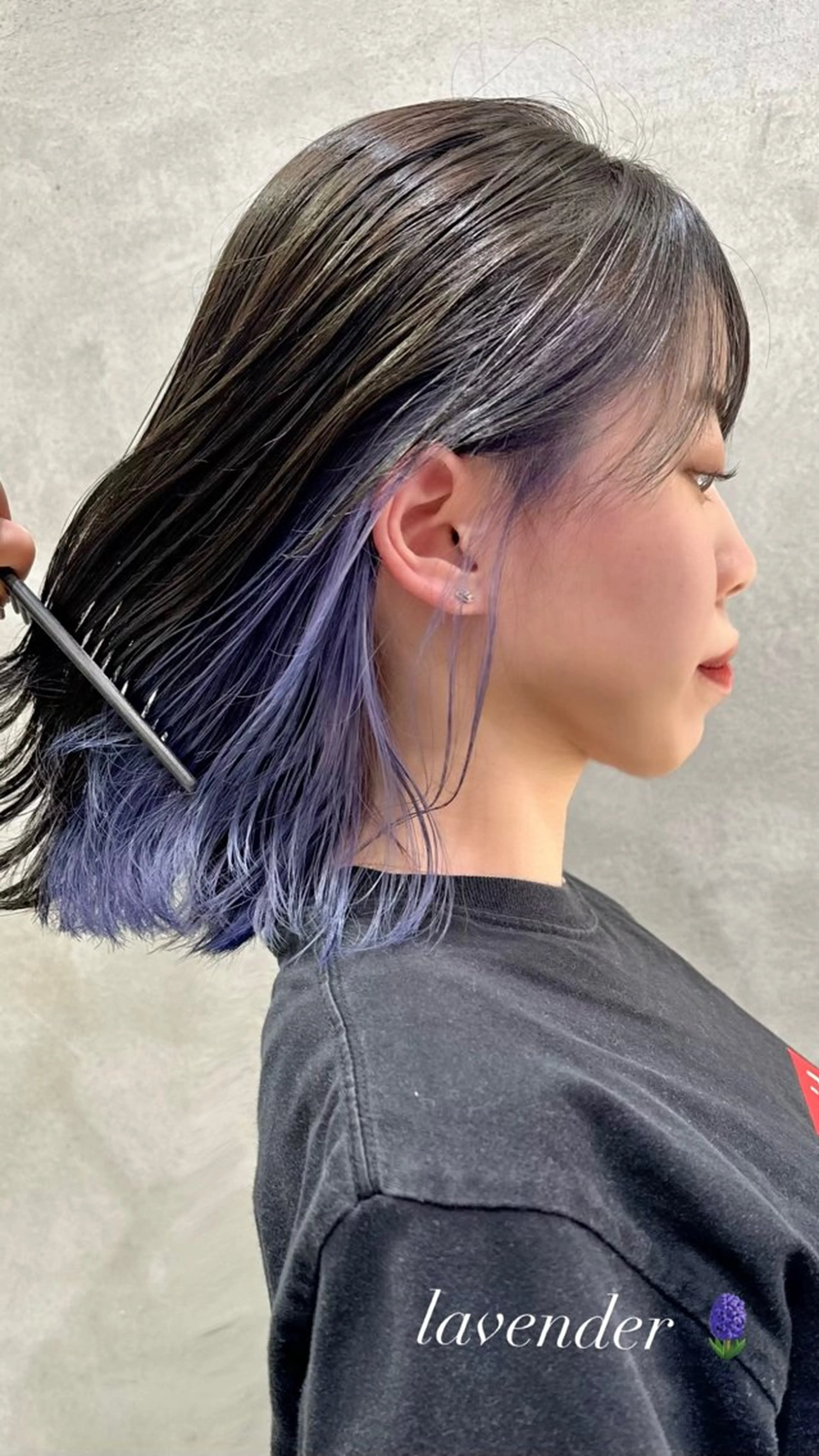 ミディアム ヘアカラー トリートメント 本田 奈穂美のヘアスタイル