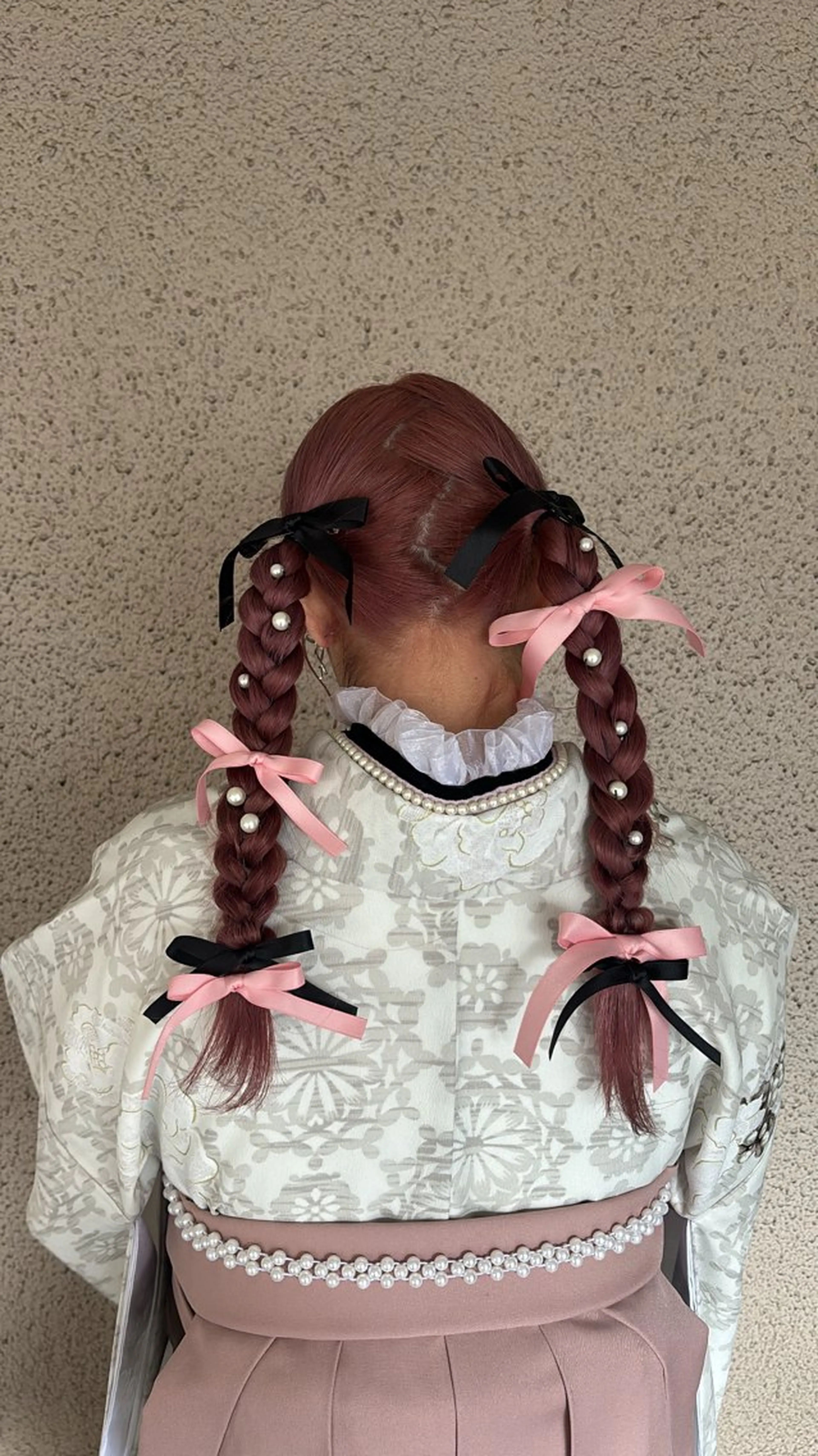 セミロング ヘアアレンジ 着付け chouette/ 根本優希のヘアスタイル