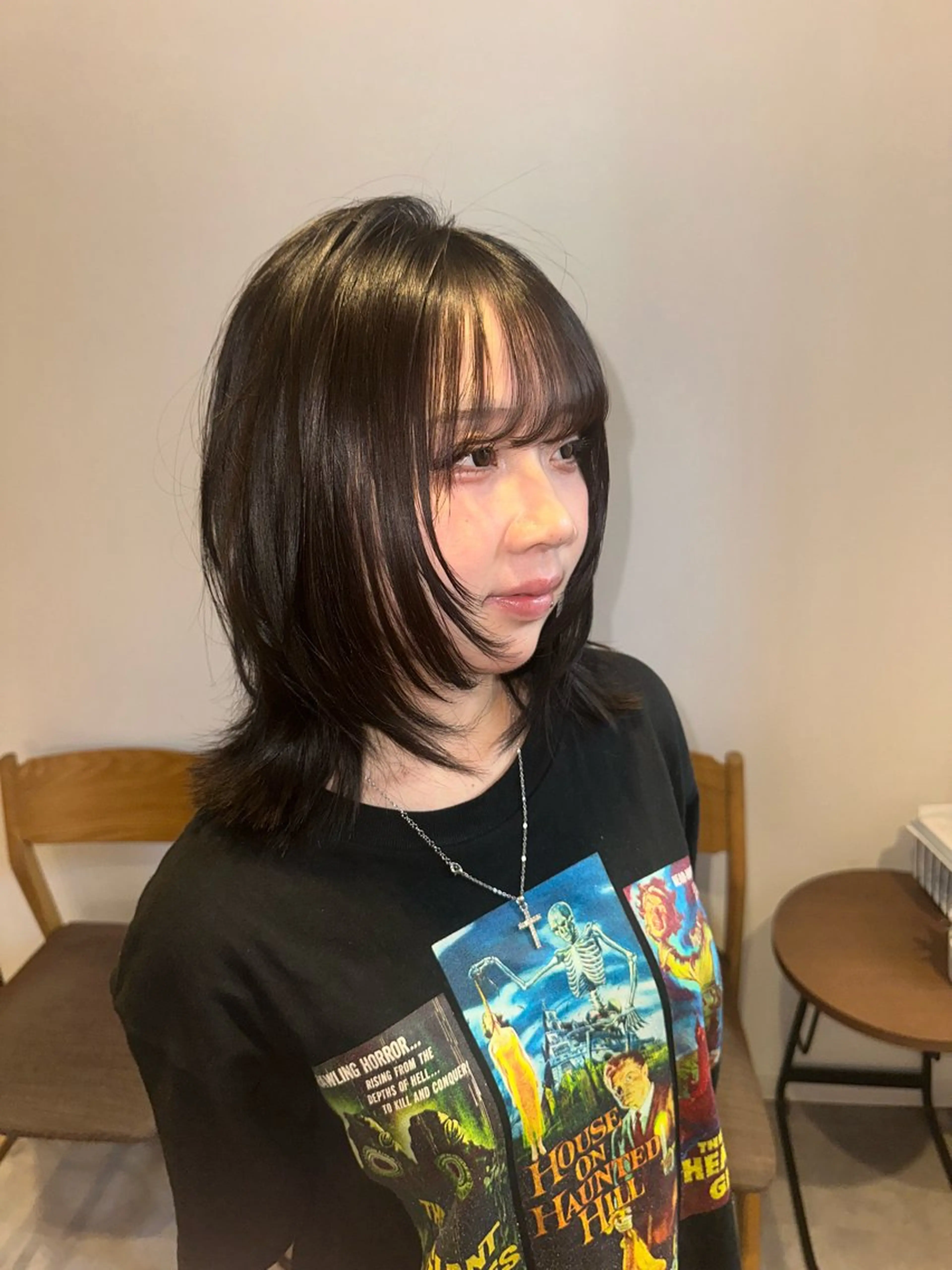 ミディアム カラー りせ 🧸𖤐久米川のヘアスタイル