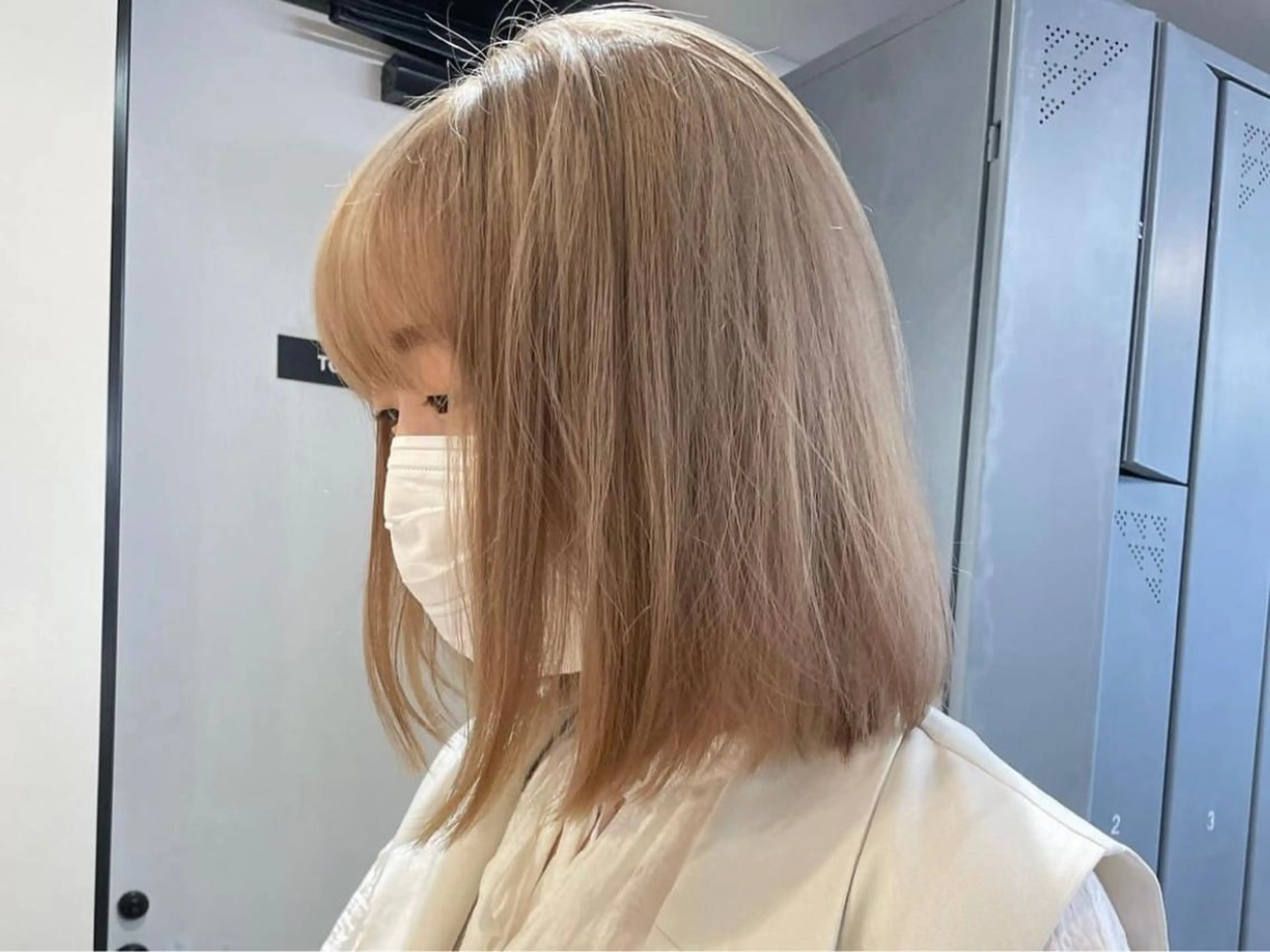 ミディアム カラー ヘアカラー トリートメント 梅田韓国ヘア kiara🩷彡のヘアスタイル