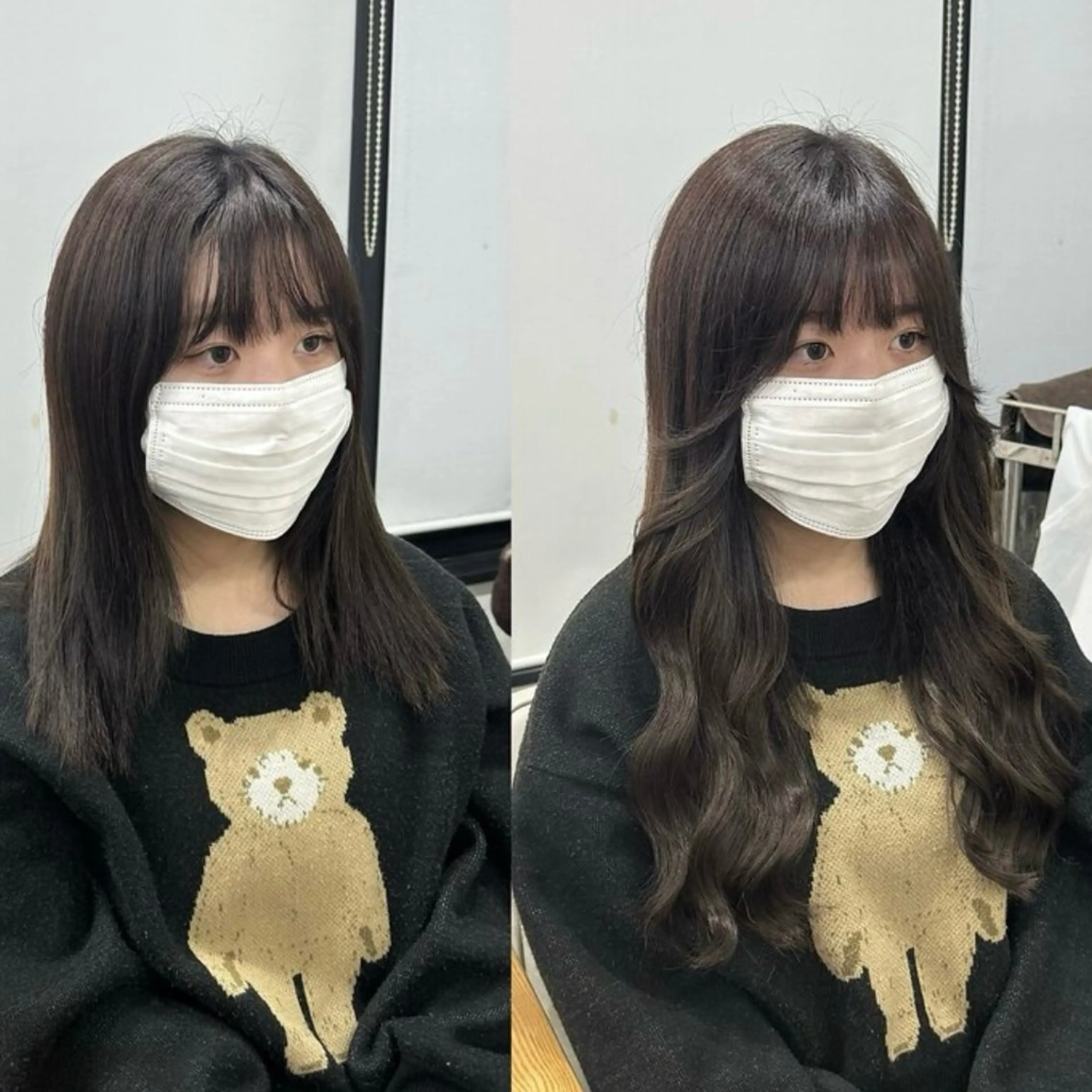 ロング エクステ 透明感ワンカラー梅田 ダブルカラー/川上のヘアスタイル