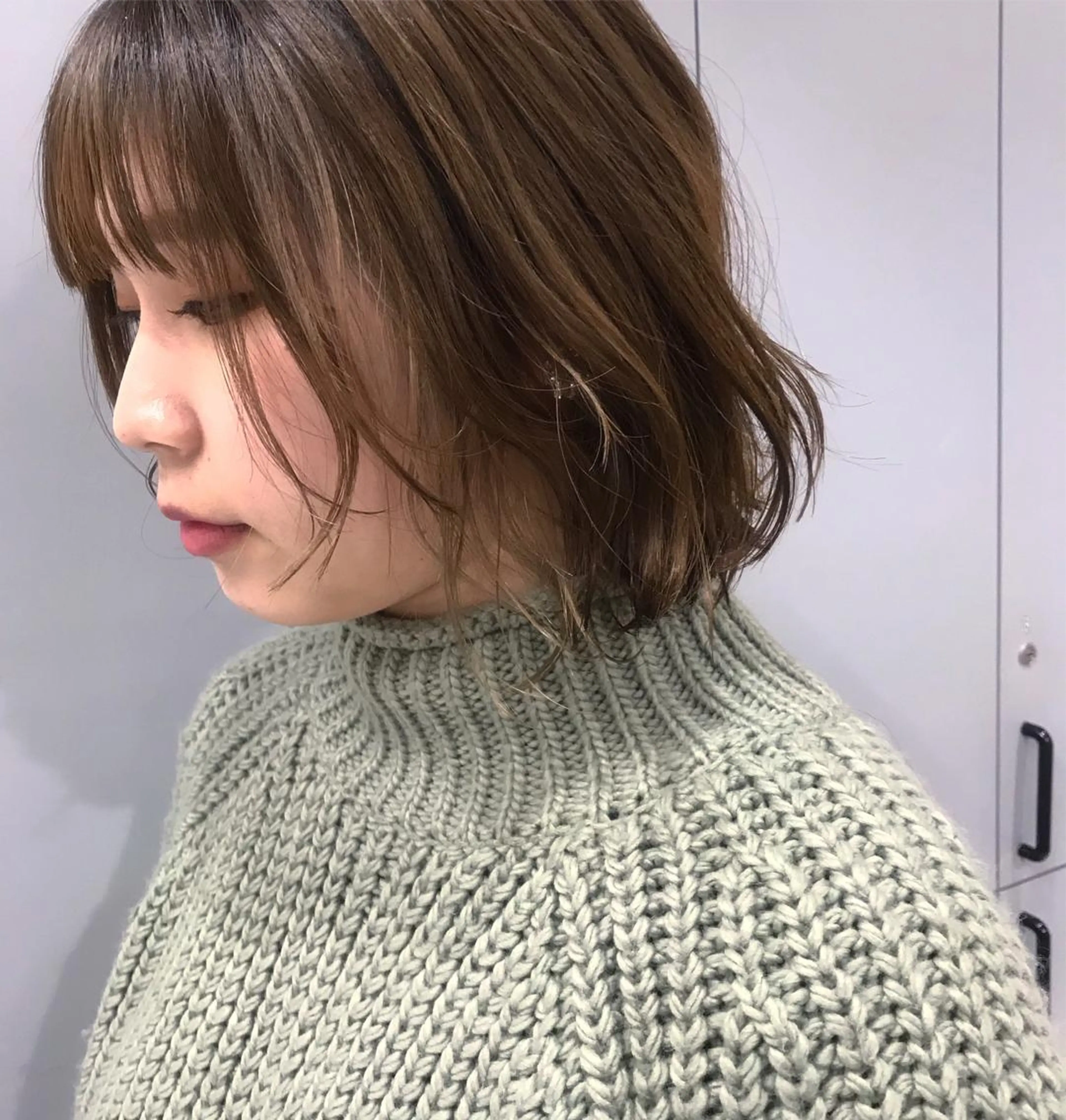 ミディアム カラー ニュアンスヘア☆樋口 希世☆のヘアスタイル