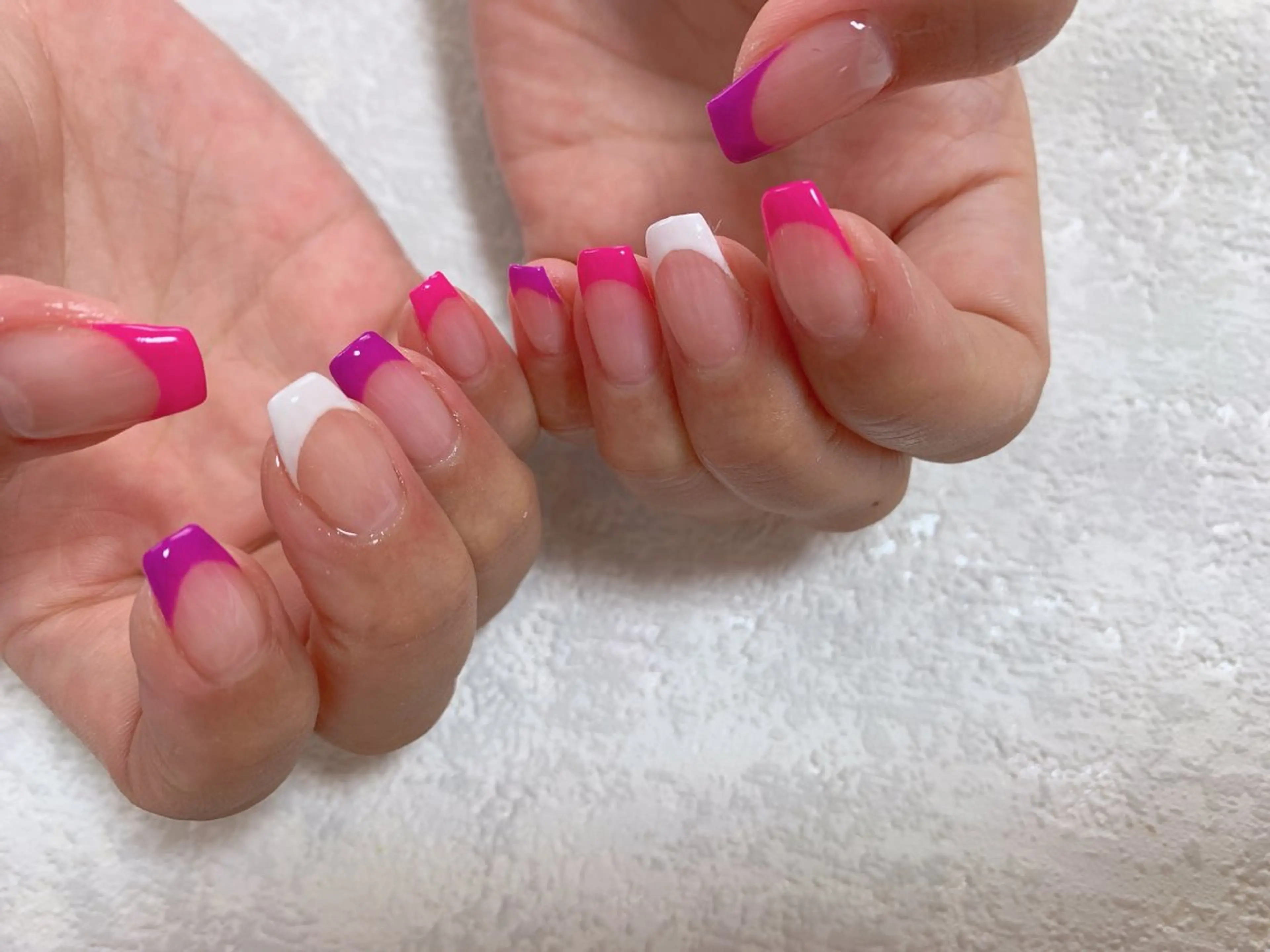 ネイル フレンチネイル ジェルネイル 韓国ネイル メンズネイル パラジェル kiki nail たまプラーザのネイルデザイン