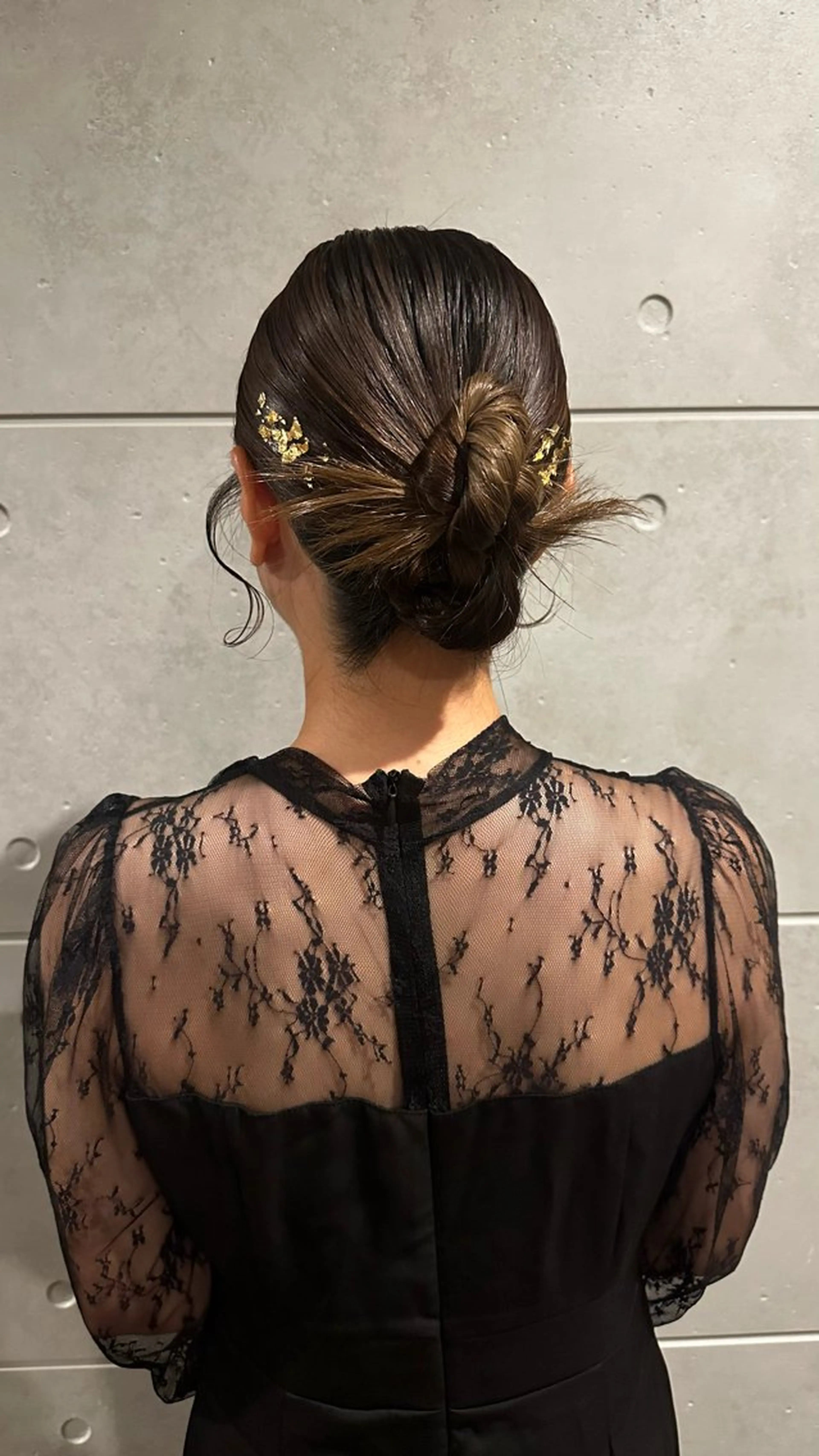 セミロング ヘアアレンジ 吉野 華乃のヘアスタイル