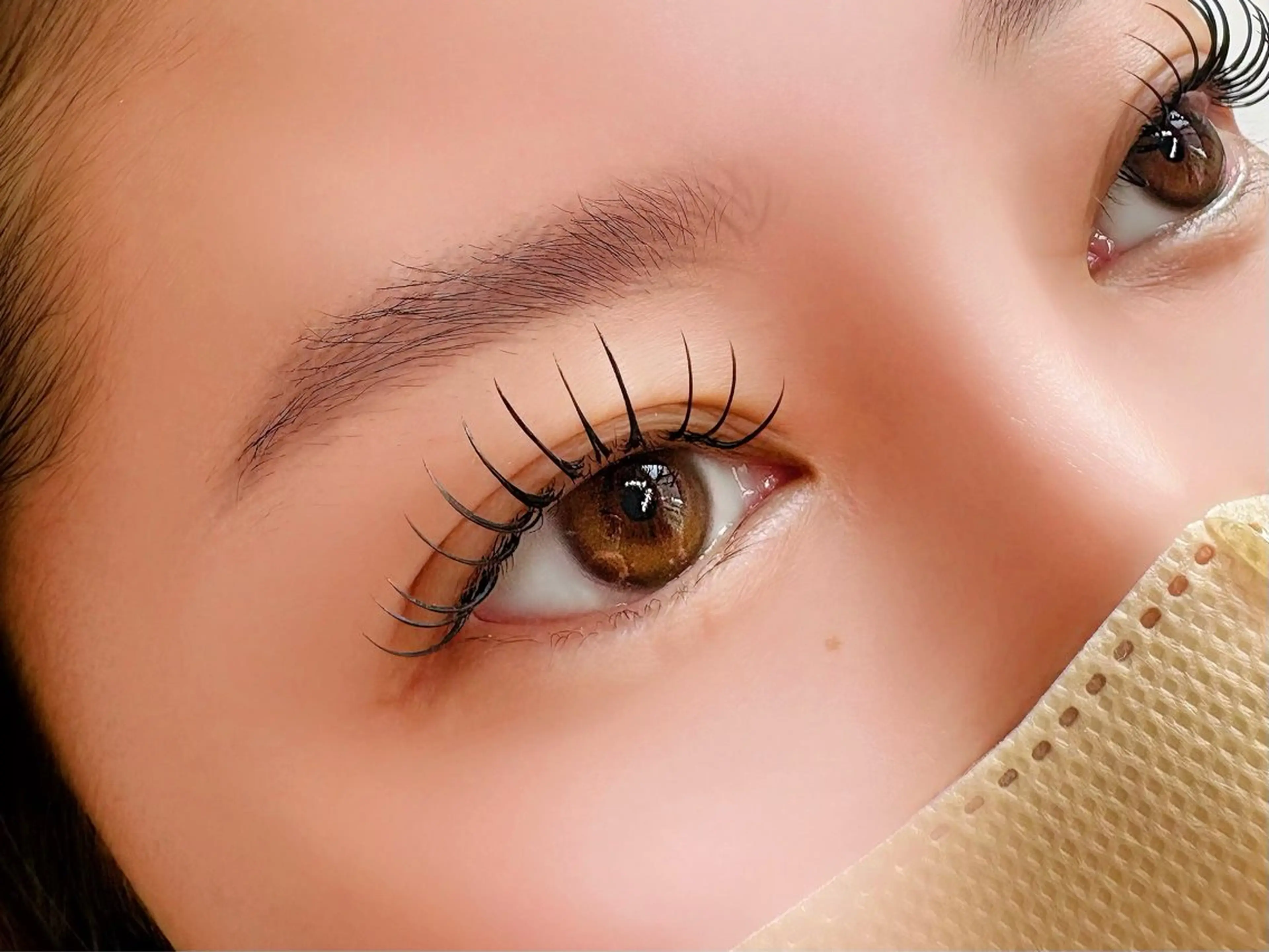 マツエク・マツパ バインドロック 束感まつ毛 キュート ENNE Lash&Blow by&ERA所属・ENNE💎 Rikaのマツエク・マツパデザイン