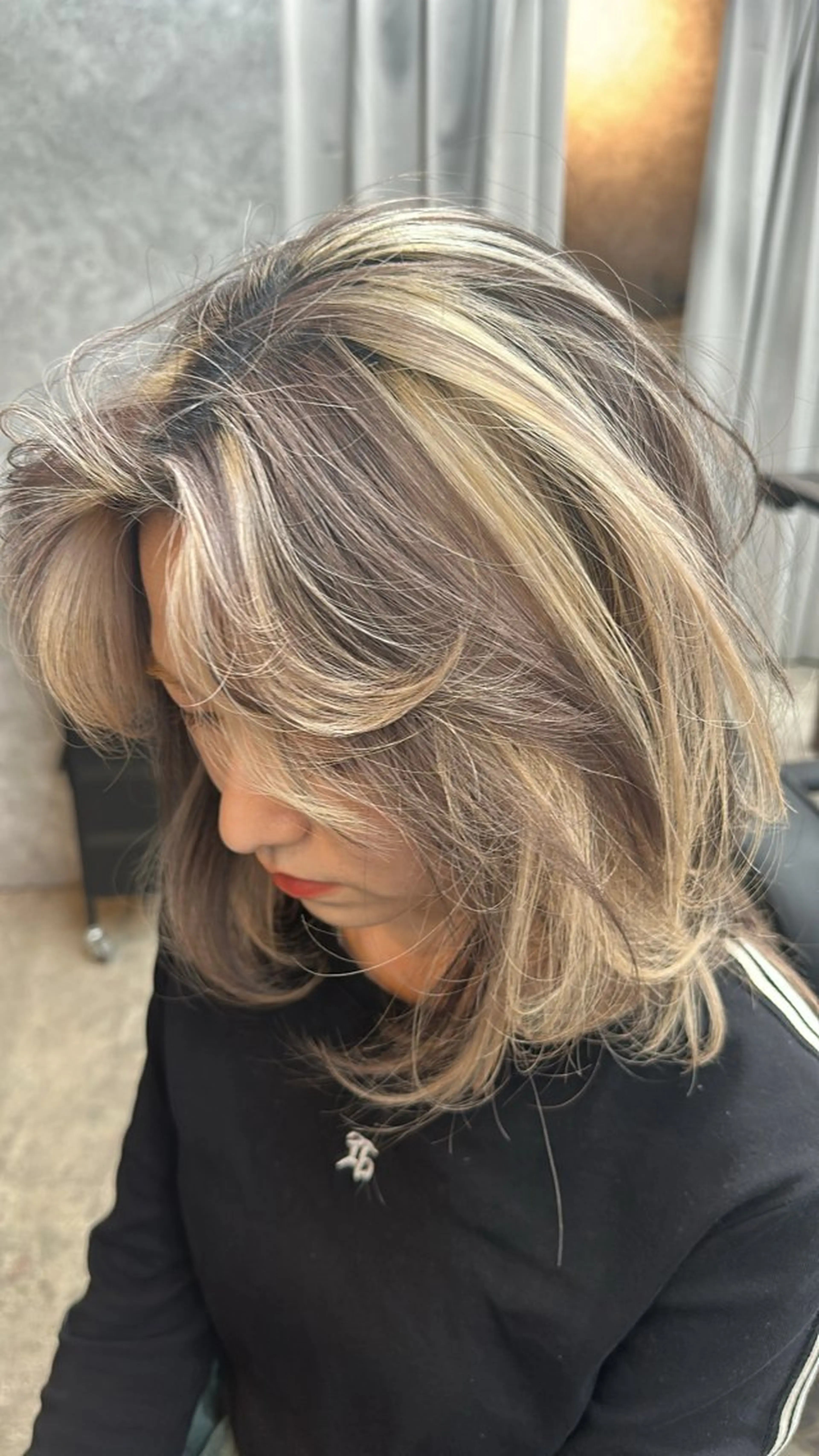 セミロング カラー カット ヘアカラー トリートメント ブリーチなしWカラー 透明感/美髪/ユウゴのヘアスタイル