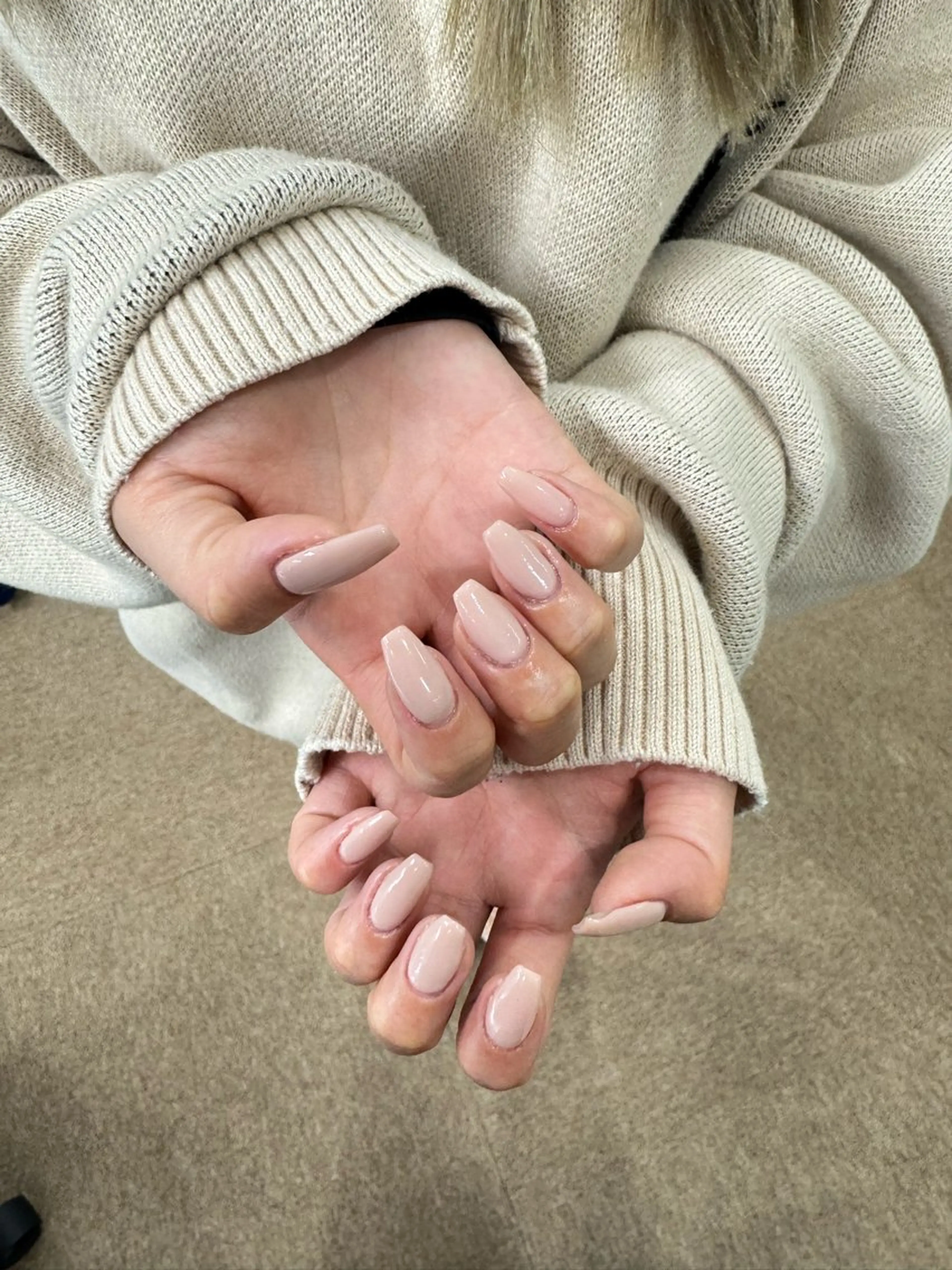 ネイル ワンカラーネイル Nail Space BELIER所属・-belier- reinaのネイルデザイン