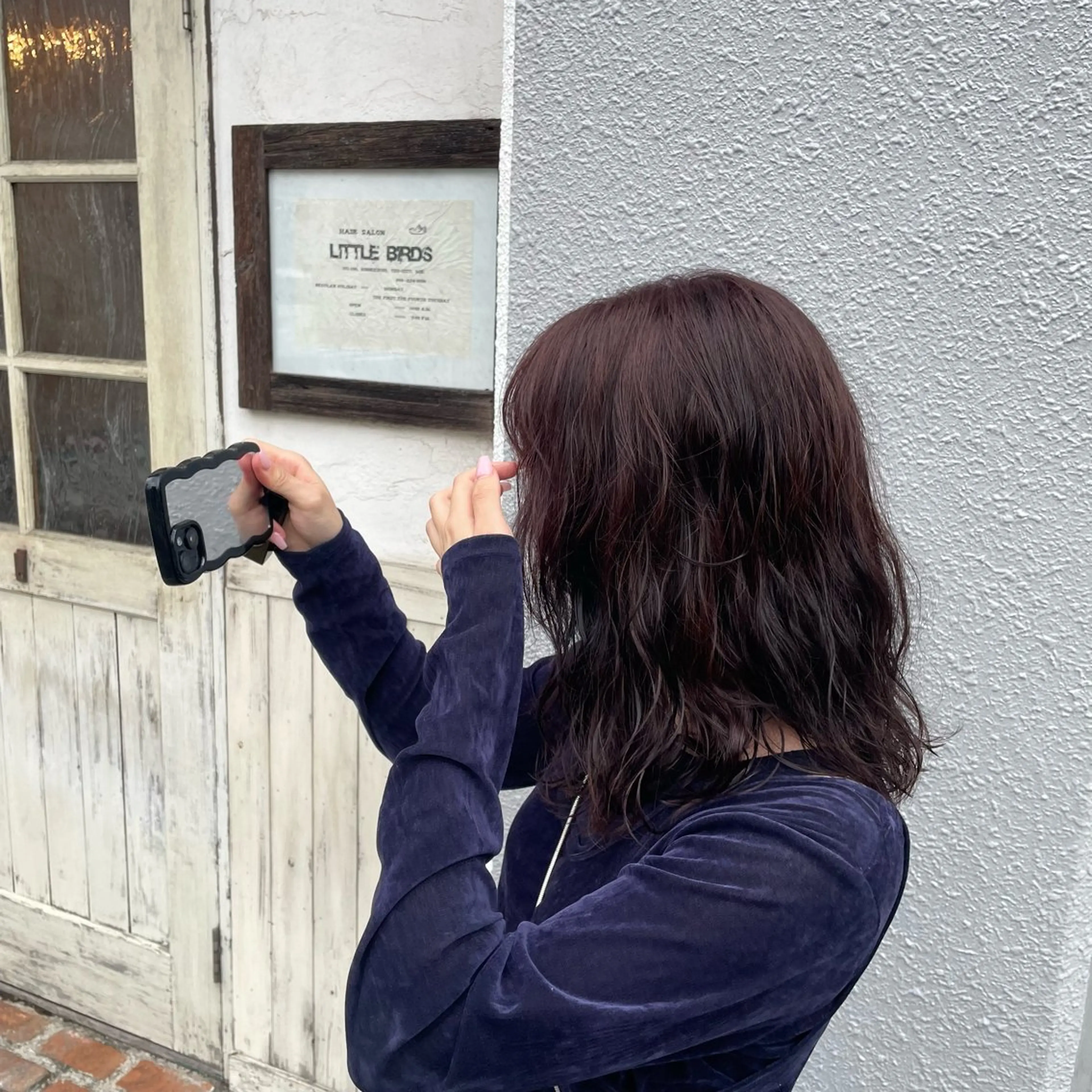 セミロング カラー 宮崎 あゆみのヘアスタイル