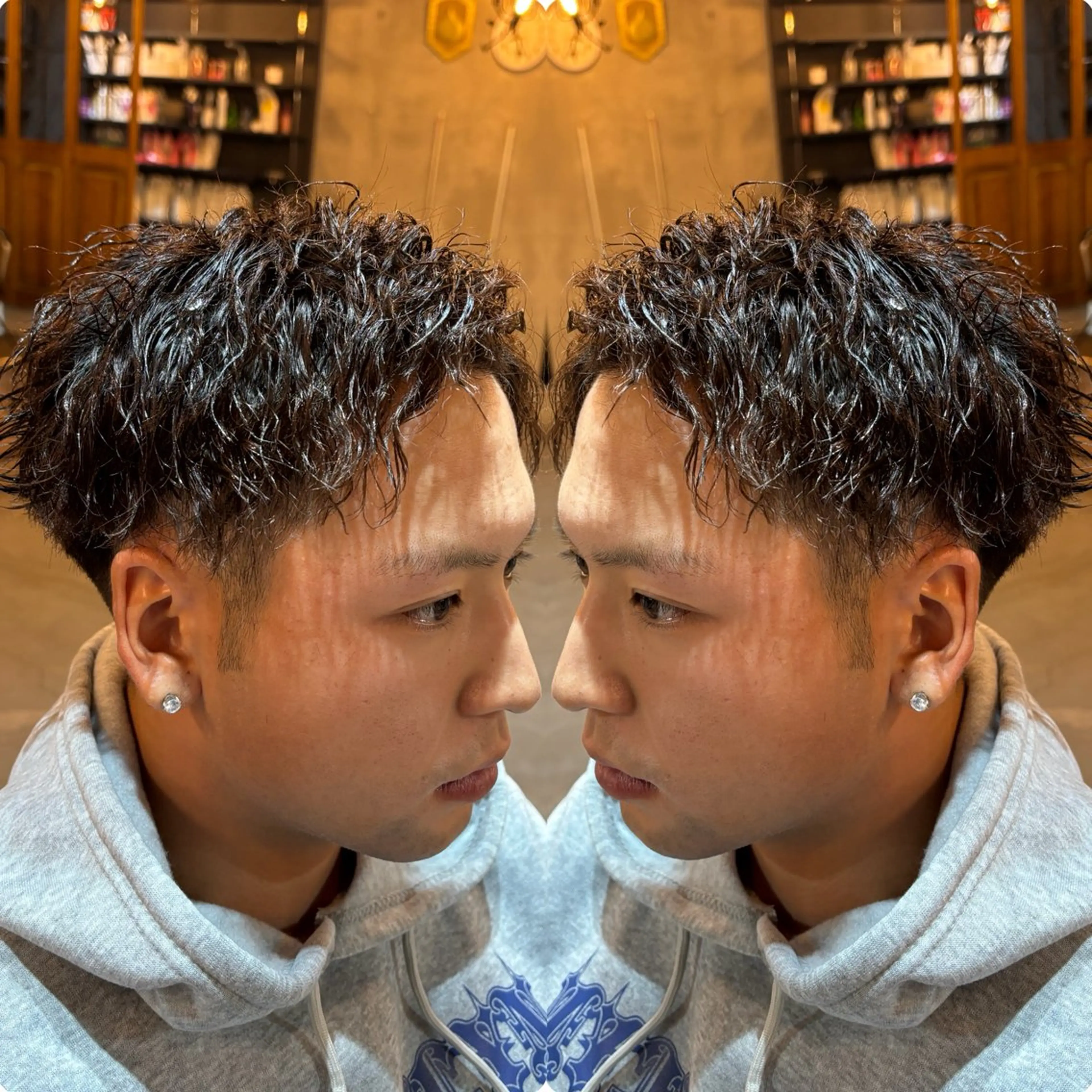 ショート 👑曲がる縮毛矯正 /パーマ👑ショウのヘアスタイル