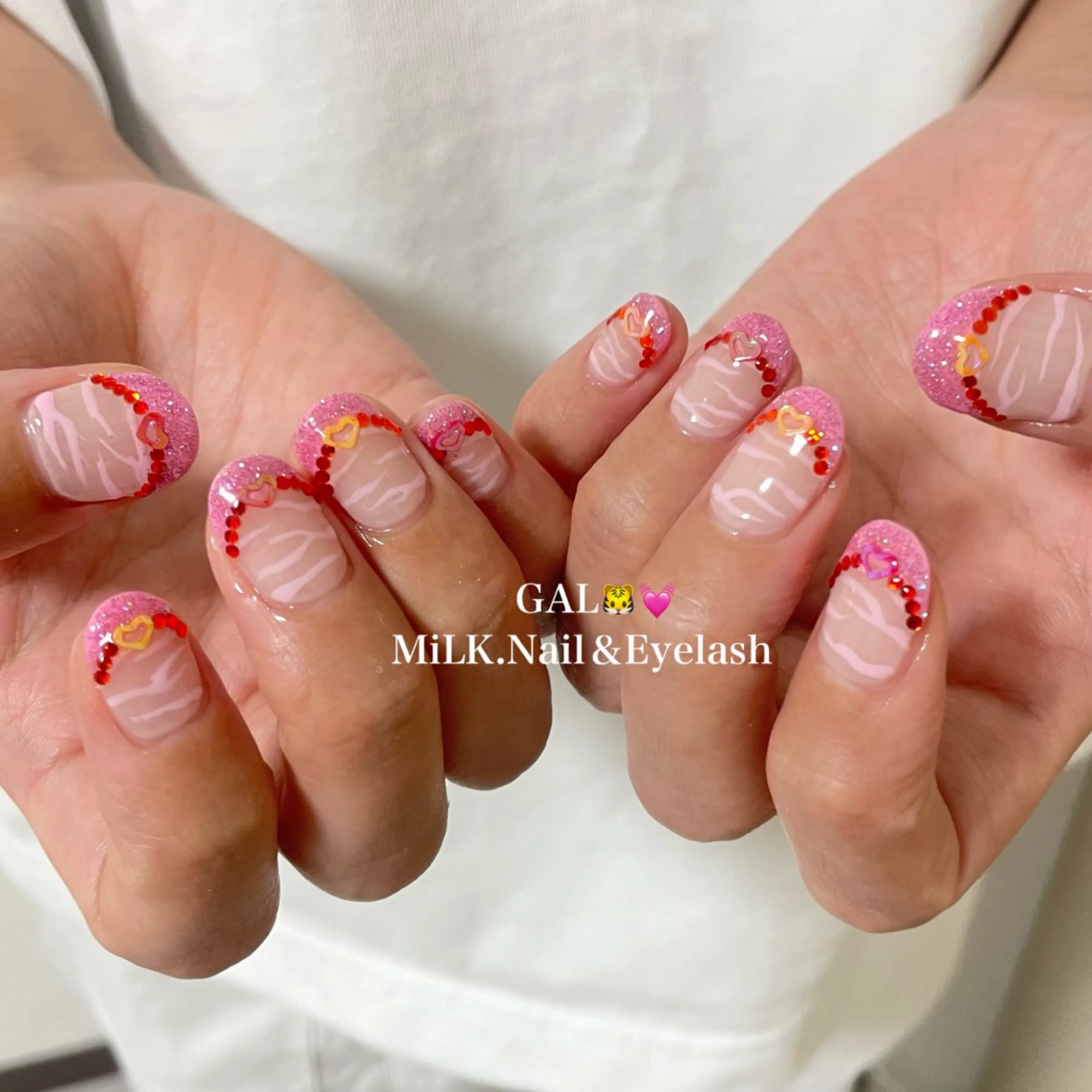 ネイル 持ち込み ハンドネイル MiLK.   Nail&Eyelash所属・MiLK. wakaのマツエク・マツパデザイン