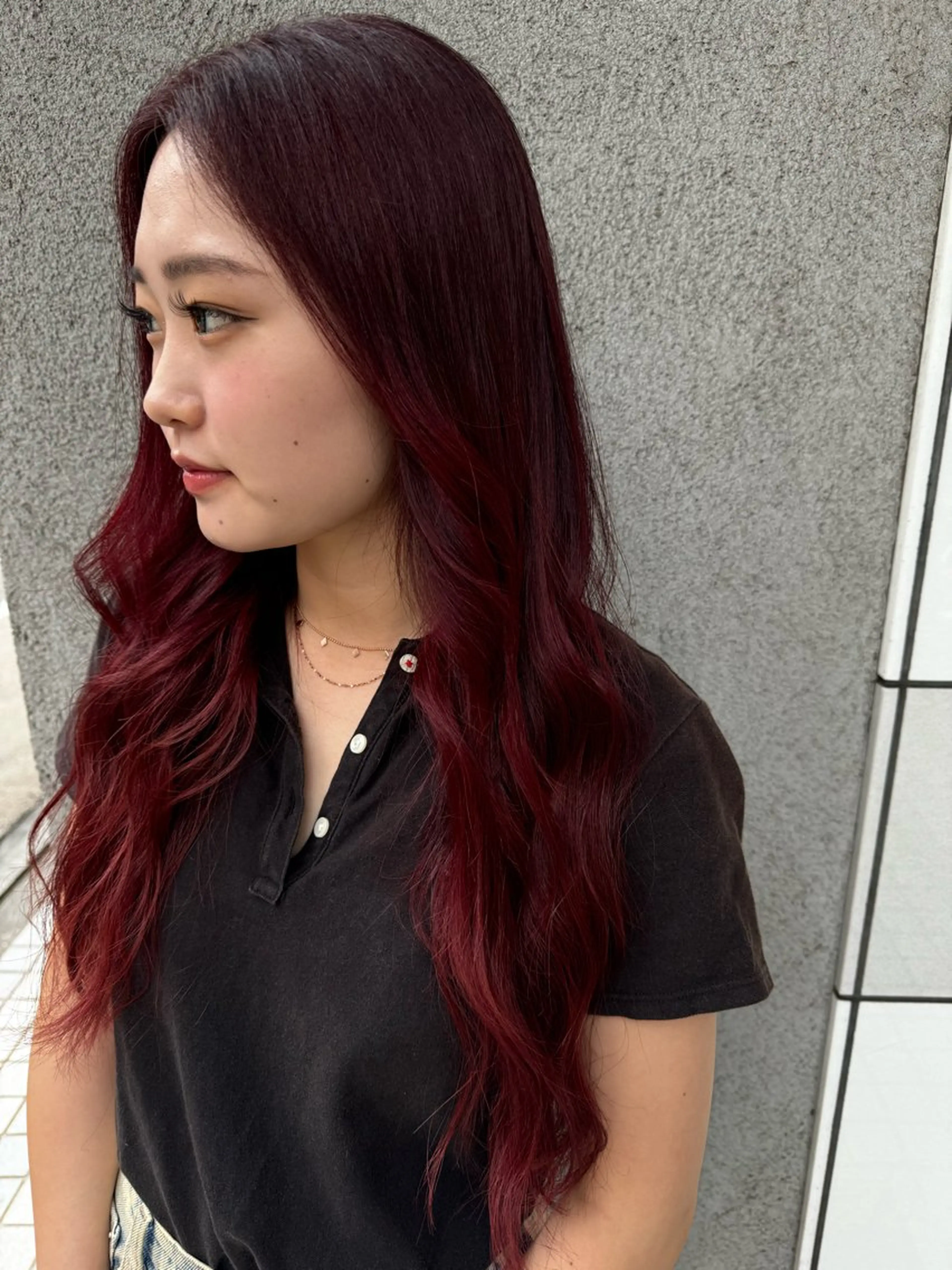 ロング カラー 鈴木 りんのヘアスタイル