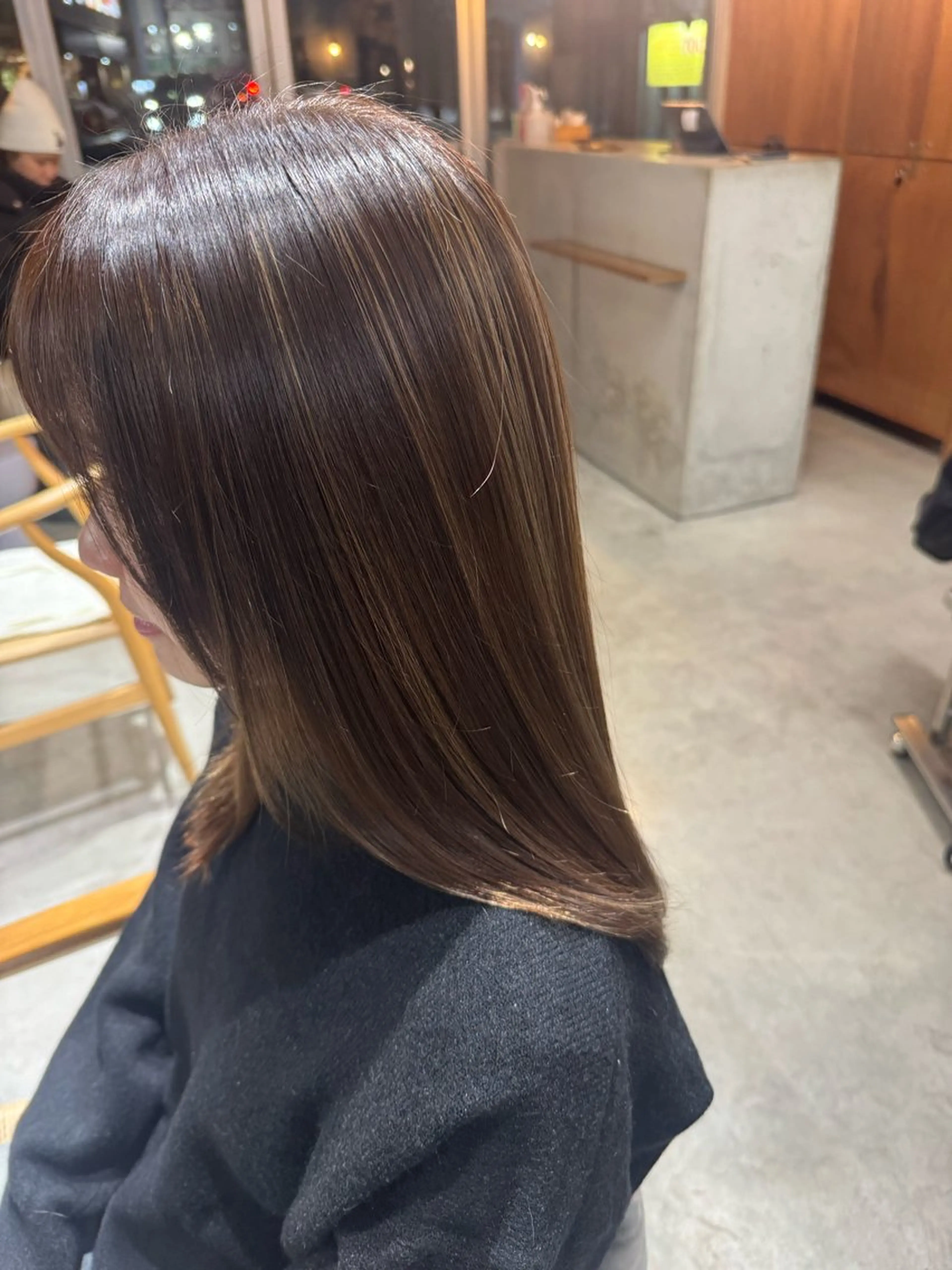 セミロング ヘアカラー トリートメント nito所属・asada .のヘアスタイル