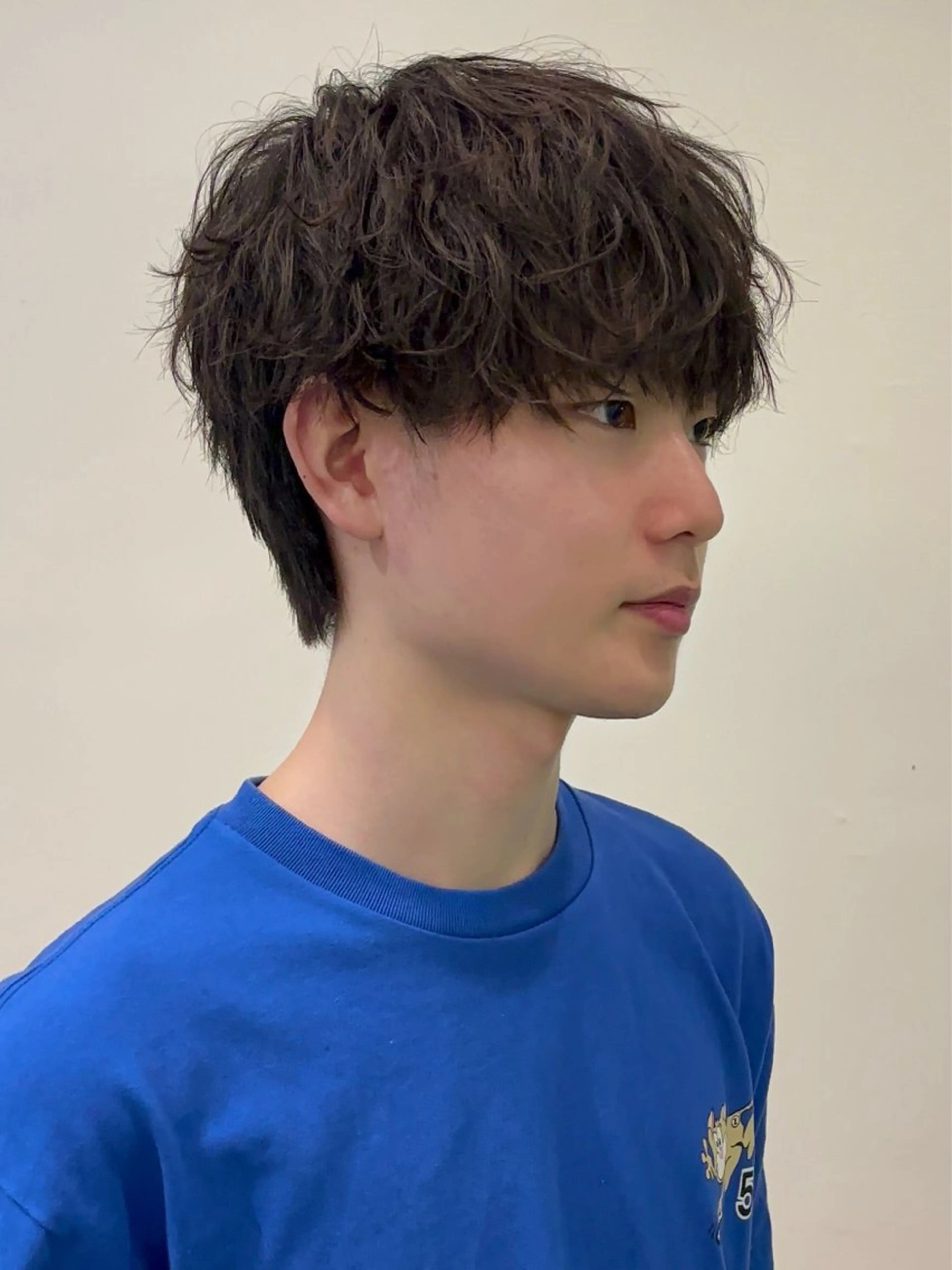 カラー パーマ メンズ 大西 れいやのヘアスタイル