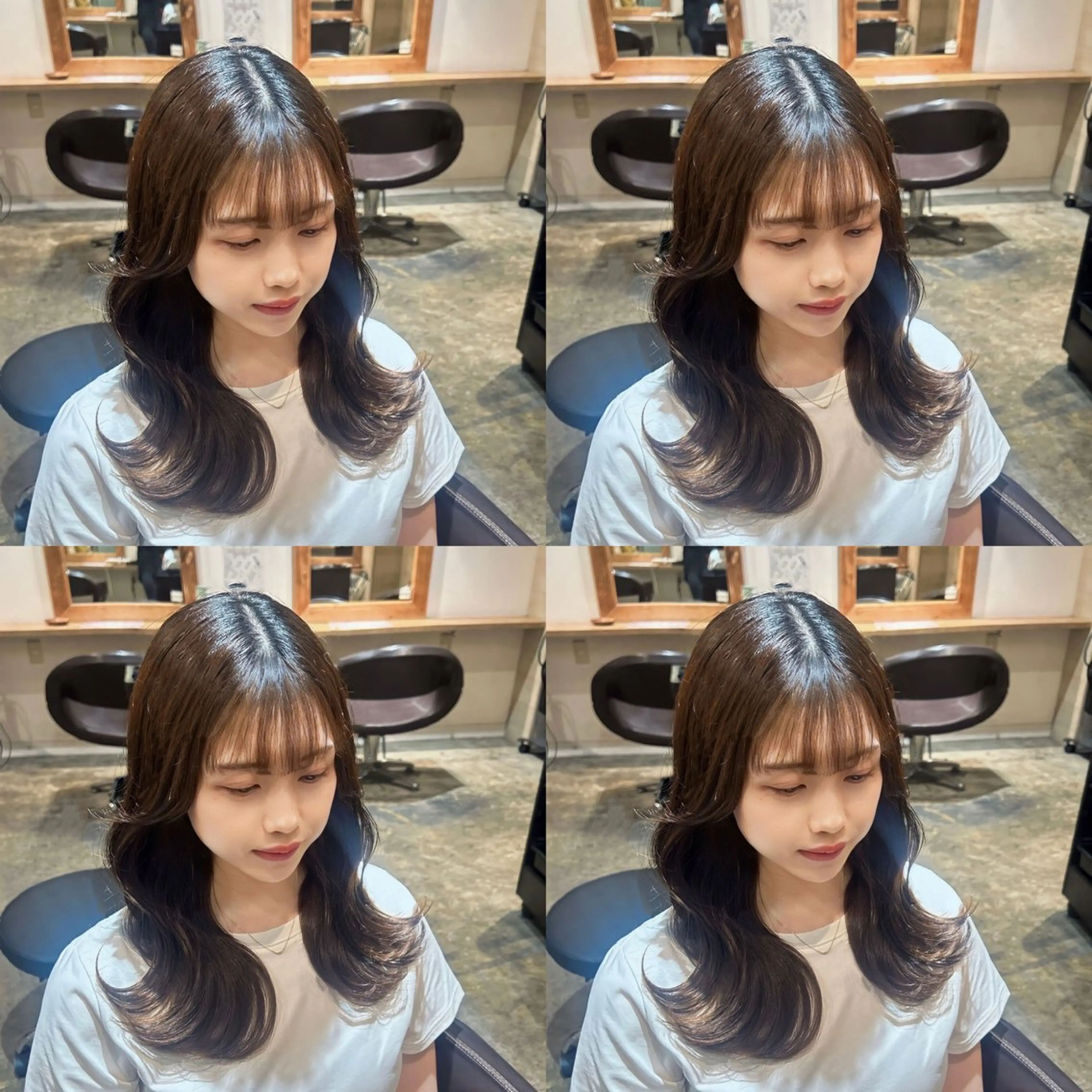 ロング カラー グレージュ 髪質改善 韓国風ヘア レイヤーカット カット ヘアカラー トリートメント 店長✨️韓国ヘア✖️ 髪質改善カラー／純大のヘアスタイル