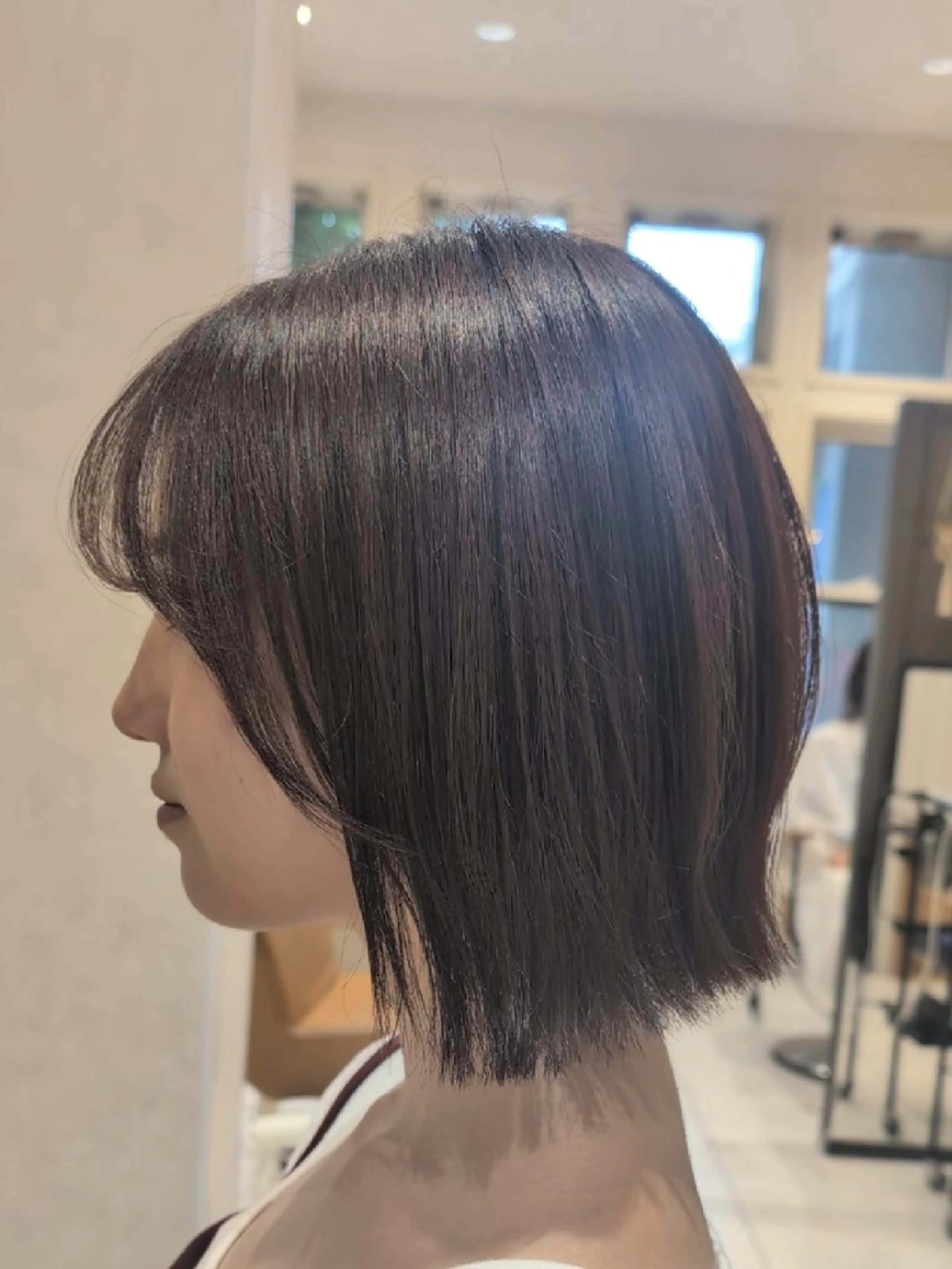 ショート カラー ボブレイヤー ボブ レイヤーカット “垢抜けパーマヘア” 佐藤ジルのヘアスタイル