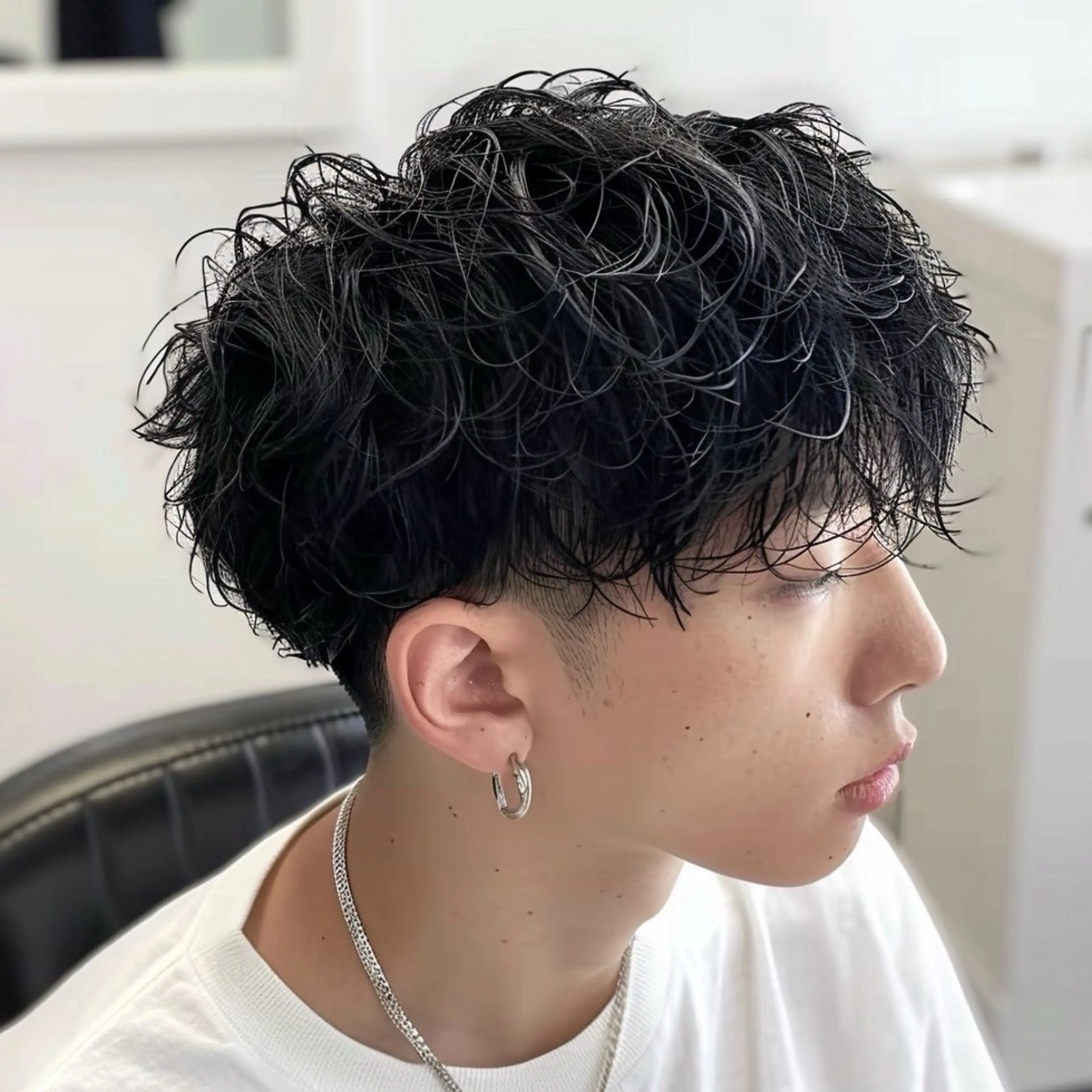 パーマ メンズ カット パーマ EnBlesS 阪神西宮のヘアスタイル