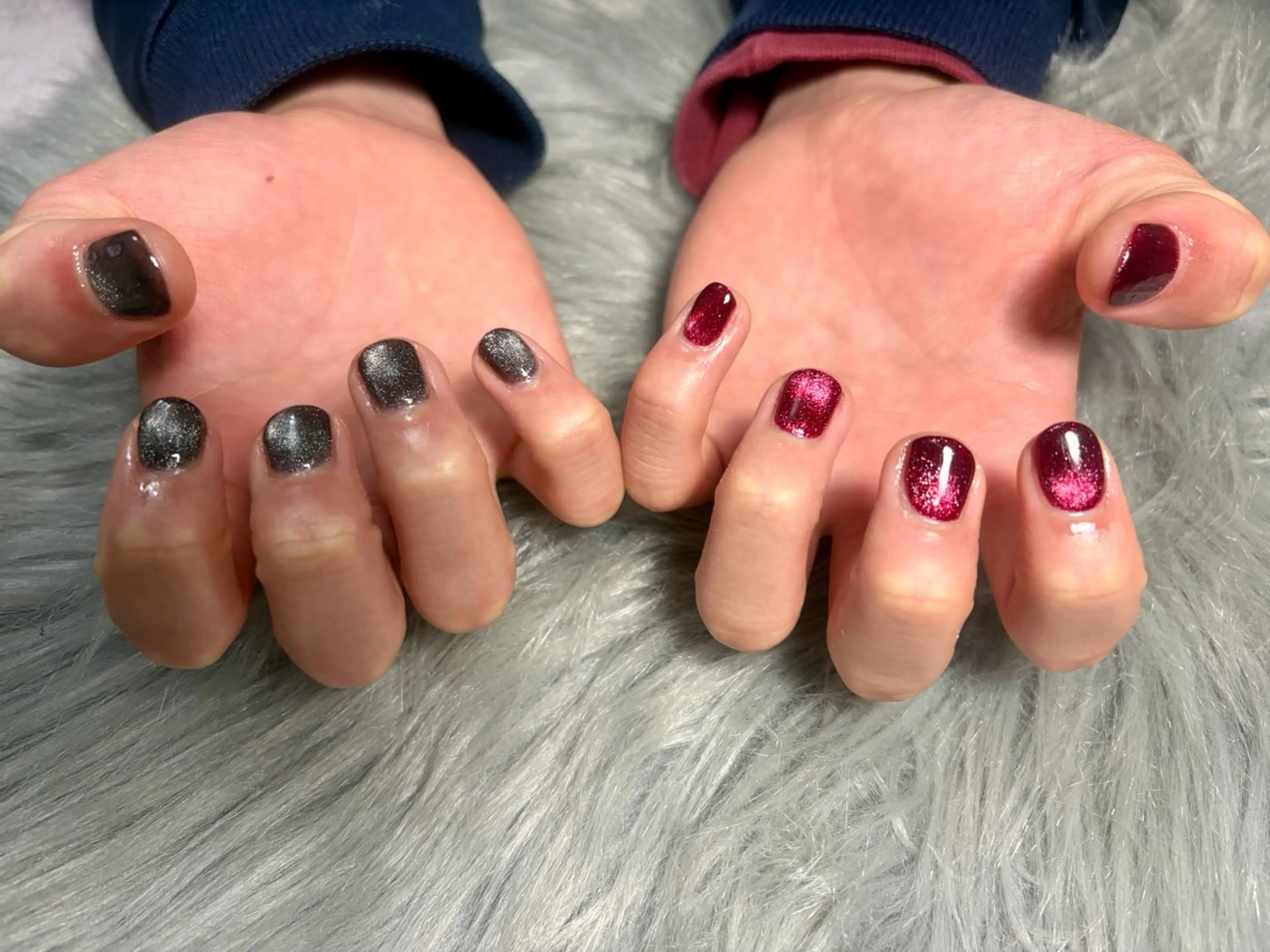 ネイル マグネットネイル メンズネイル ハンドネイル D22 .nailのネイルデザイン