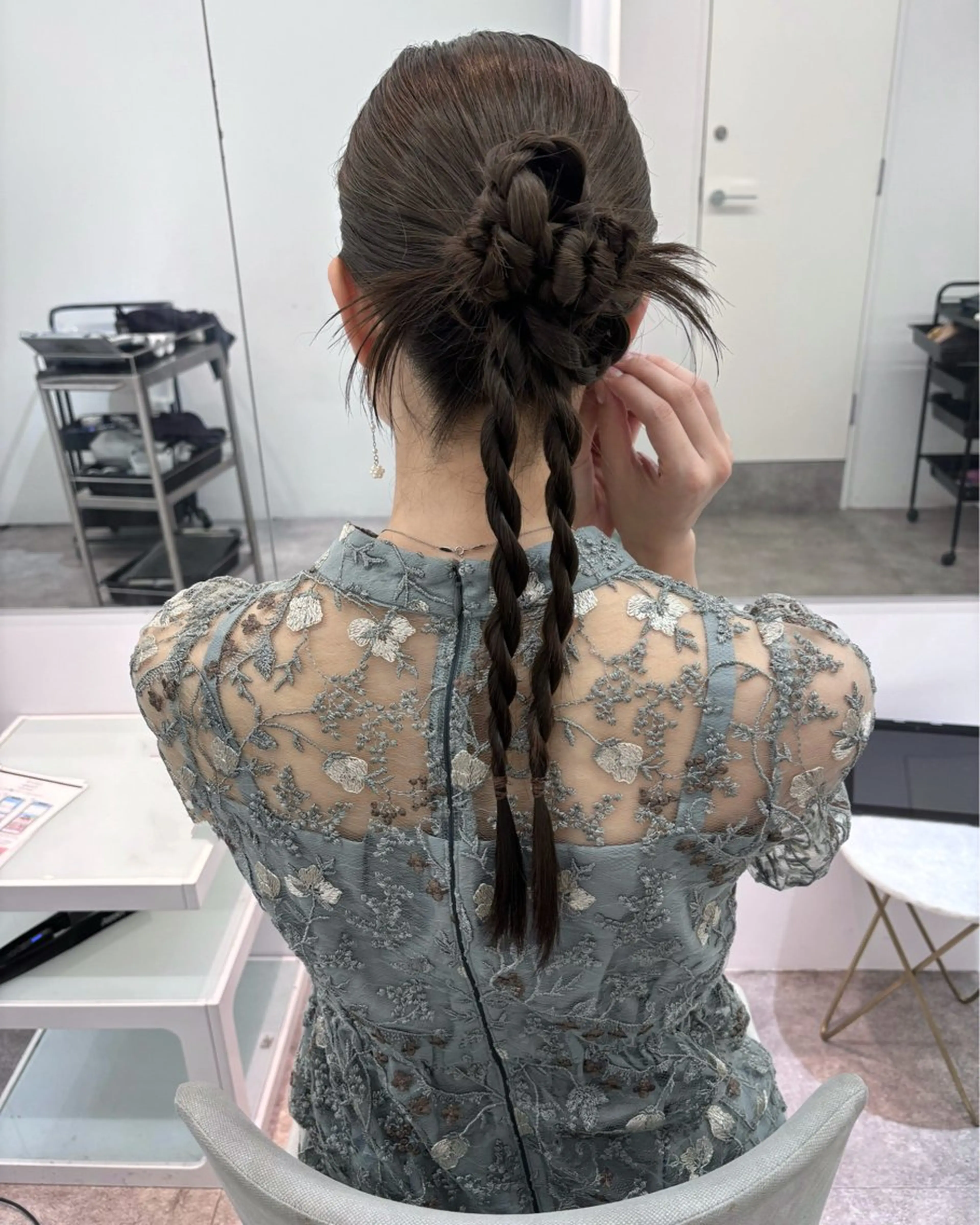 ヘアアレンジ ヘアセット 透明感カラー/set /hana🍀🪽‪のヘアスタイル