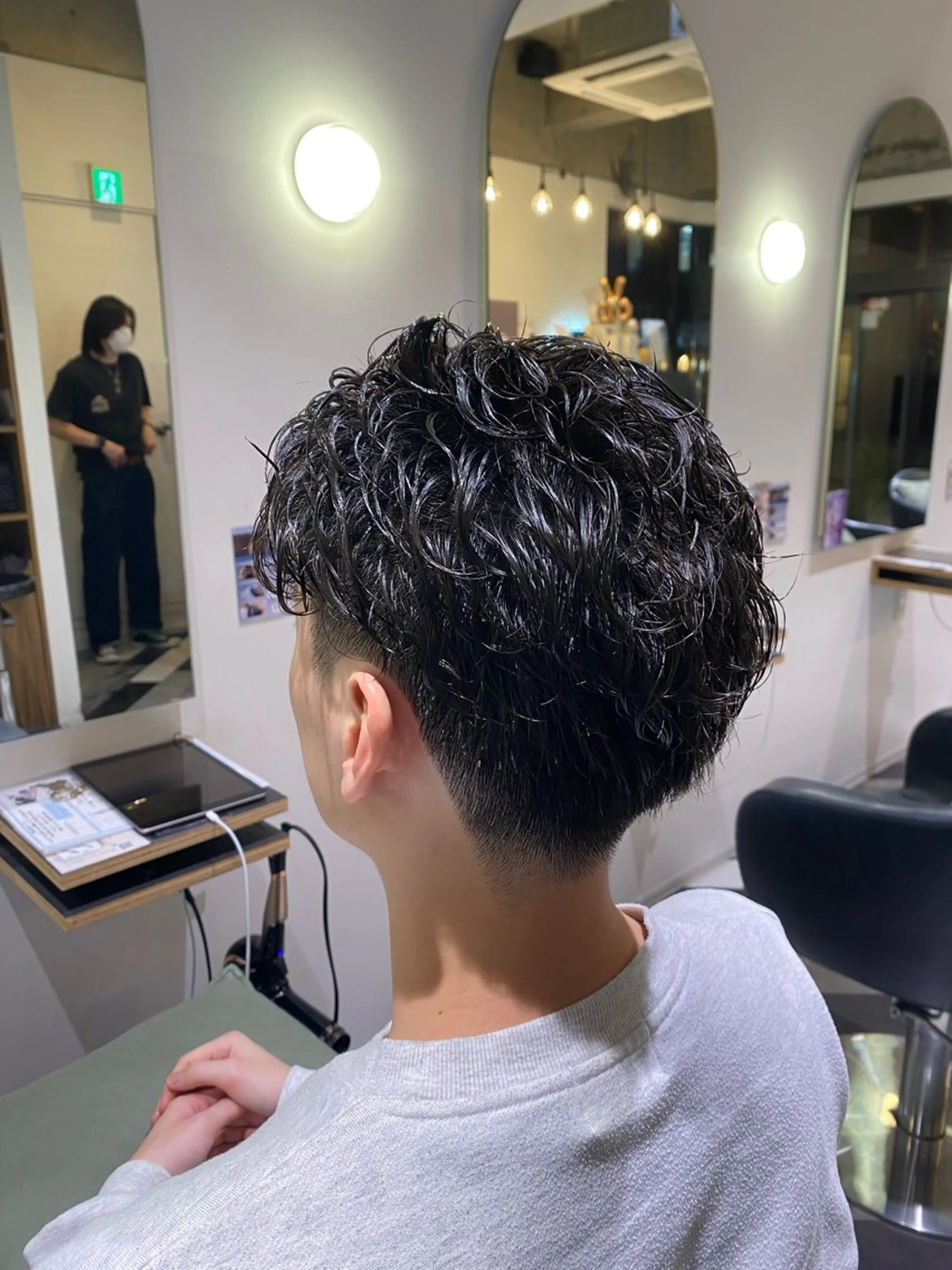 パーマ メンズ フェザーパーマ メンズパーマ メンズ指名NO.1/ 原崎 元希のヘアスタイル