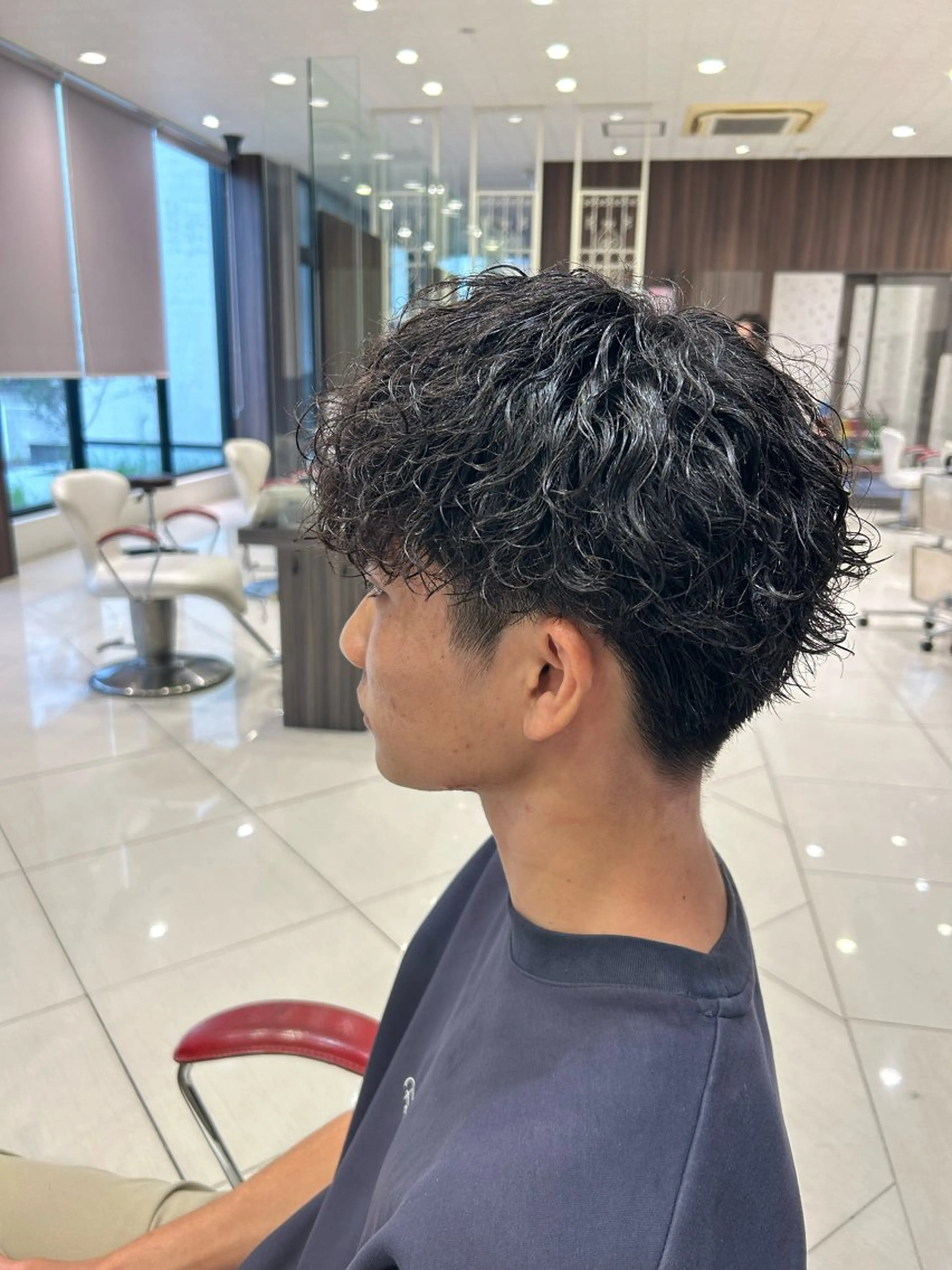 ショート パーマ メンズ メンズ専門 米山諒✂️のヘアスタイル