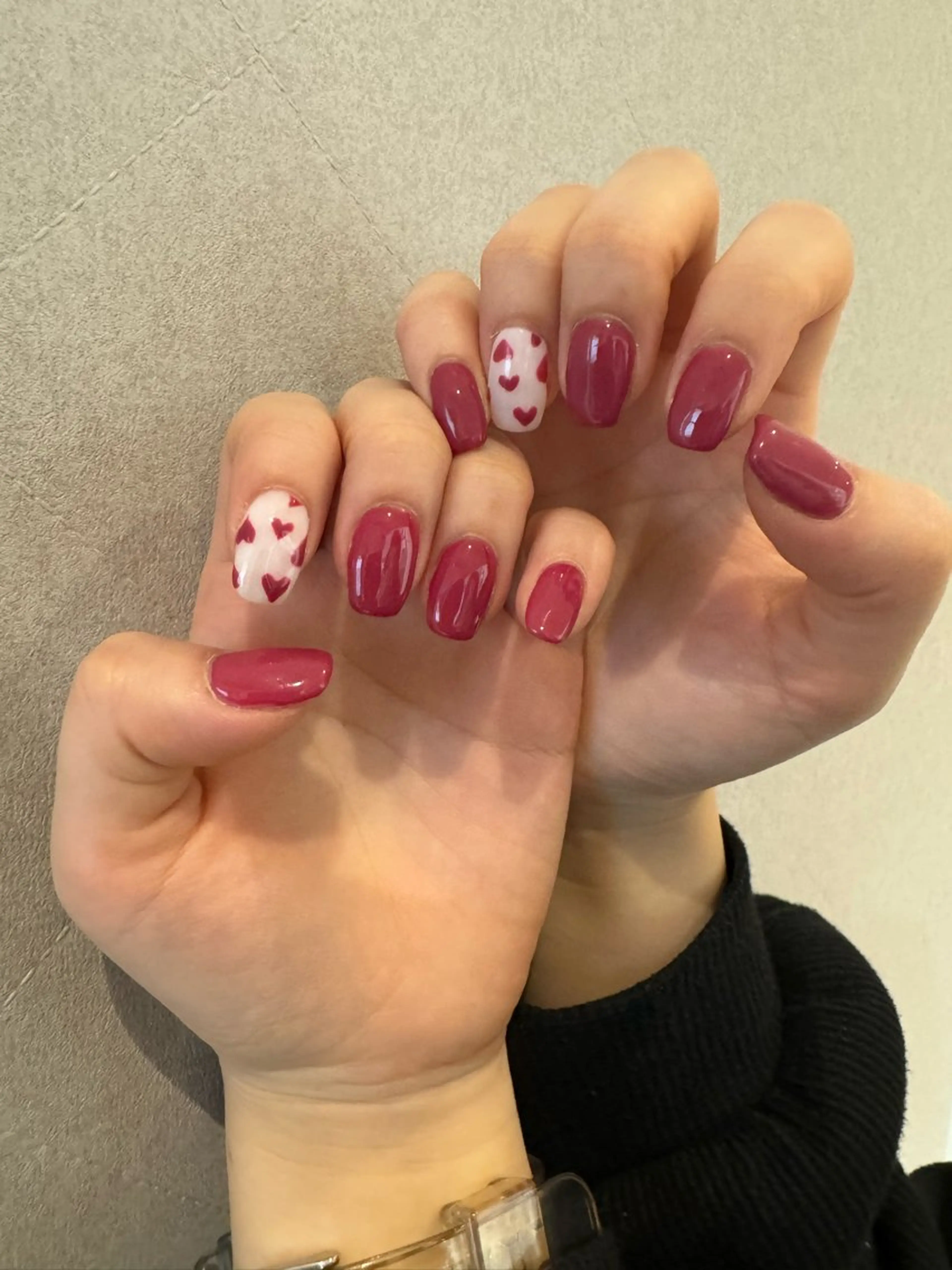 ネイル バレンタイン Raybeauty marinaのネイルデザイン