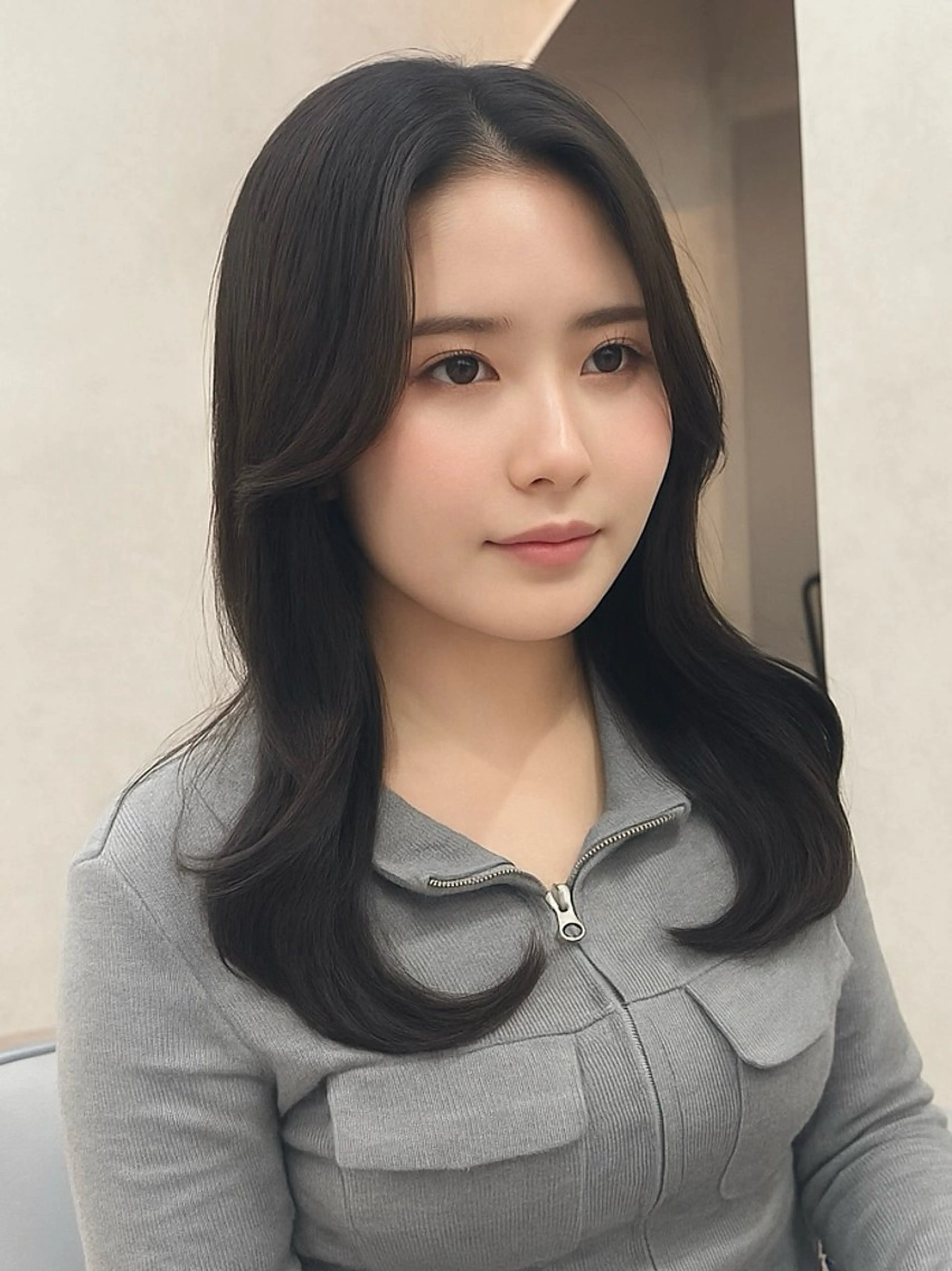 【💞2ヶ月以内限定💞】韓国トレンドカット➕透明感カラーの写真